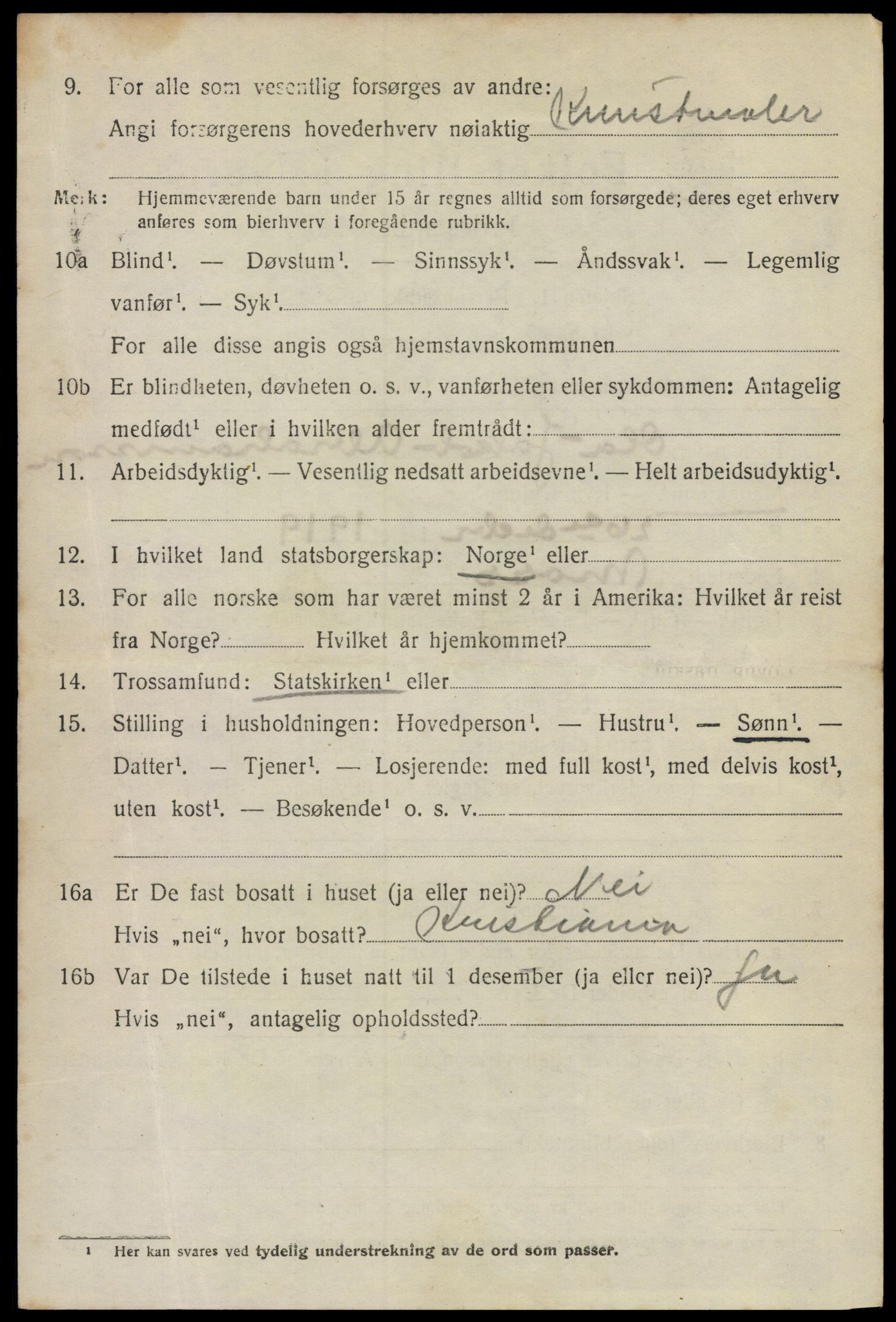 SAO, 1920 census for Onsøy, 1920, p. 17463