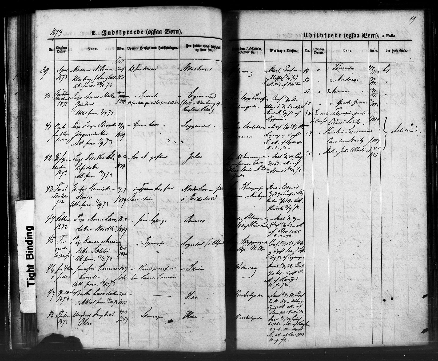 St. Petri sokneprestkontor, SAST/A-101813/001/30/30BA/L0006: Parish register (official) no. A 6, 1863-1878, p. 49