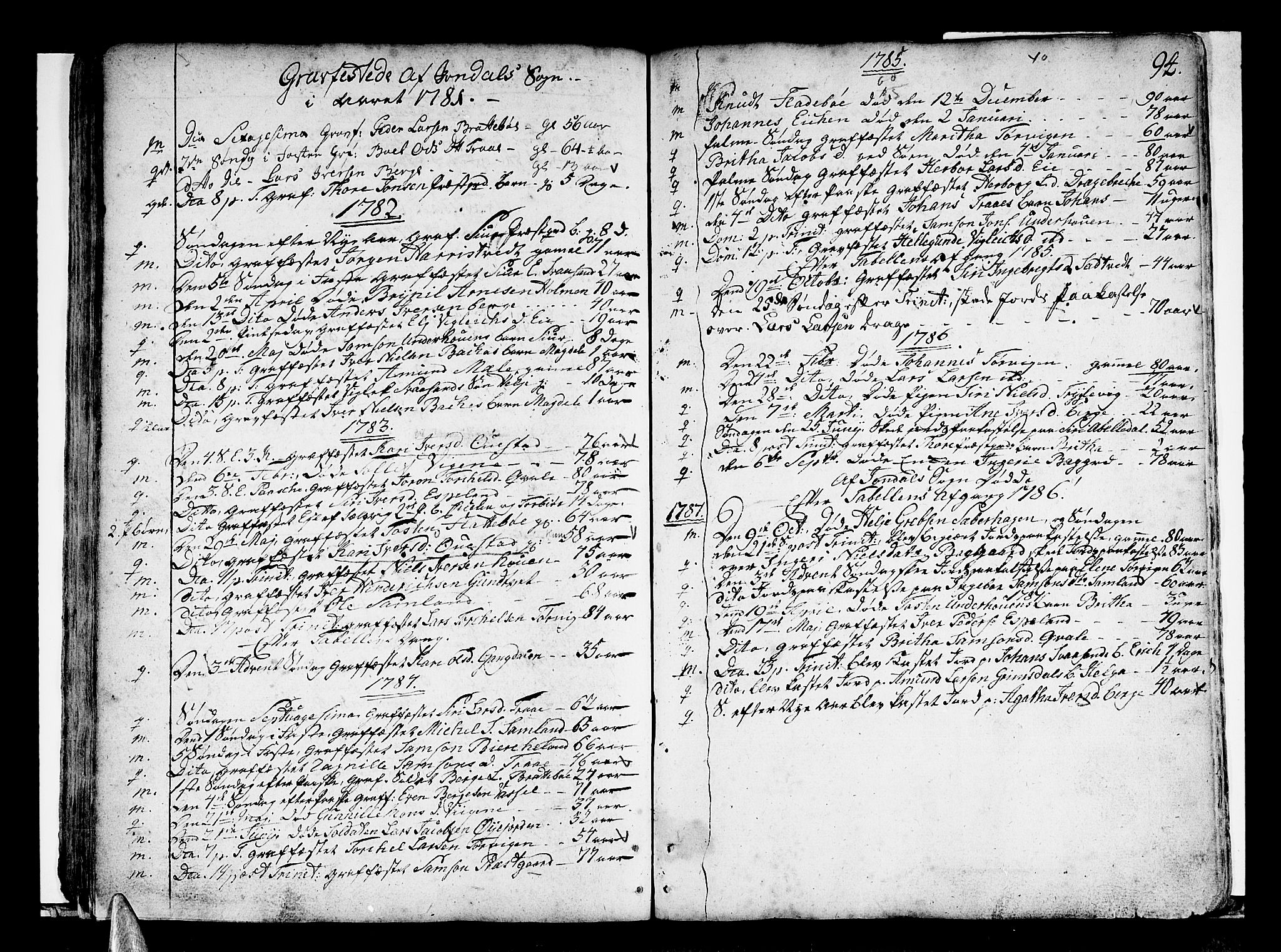 Strandebarm sokneprestembete, SAB/A-78401/H/Haa: Parish register (official) no. A 3 /2, 1751-1787, p. 94