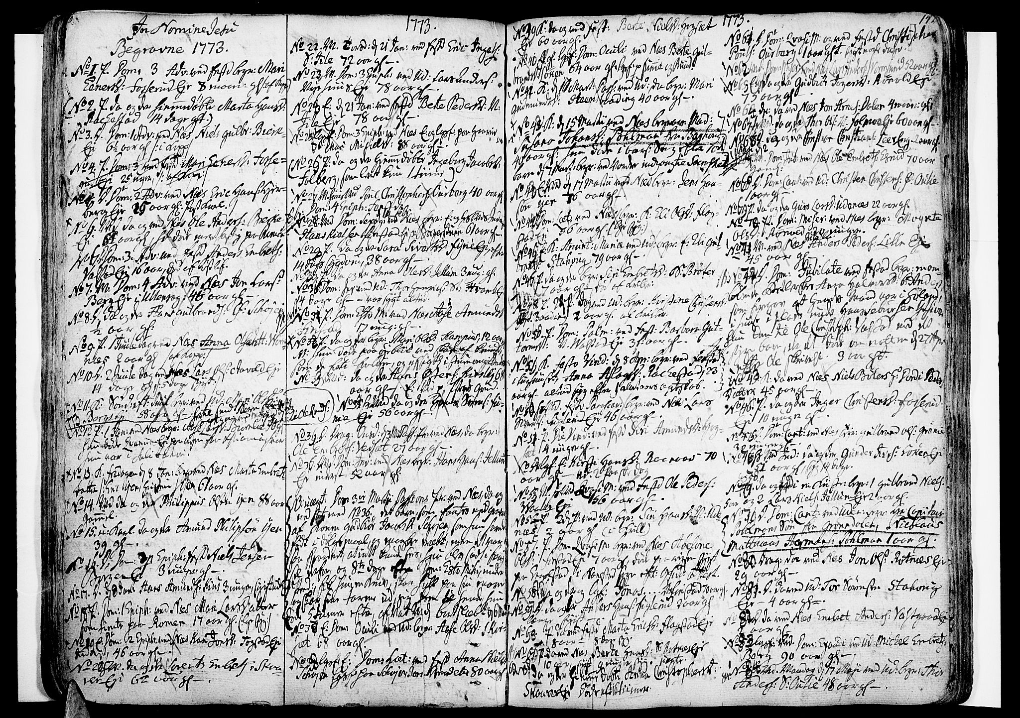 Nes prestekontor Kirkebøker, SAO/A-10410/F/Fa/L0003: Parish register (official) no. I 3, 1734-1781, p. 142