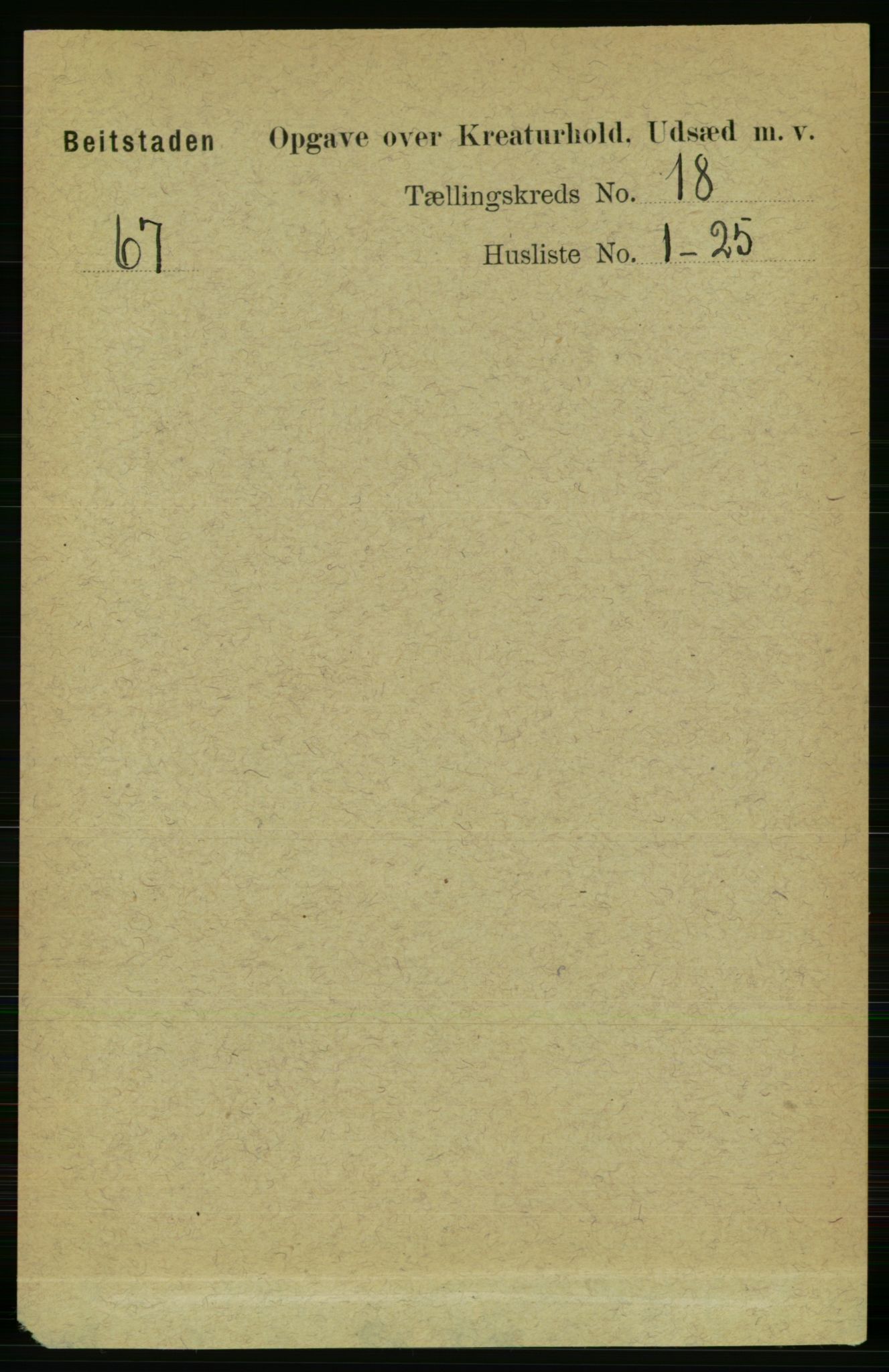 RA, 1891 census for 1727 Beitstad, 1891, p. 6776