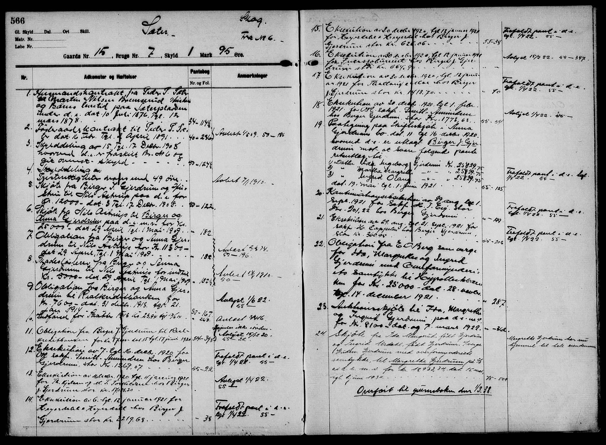 Solør tingrett, AV/SAH-TING-008/H/Ha/Hak/L0001: Mortgage register no. I, 1900-1935, p. 566