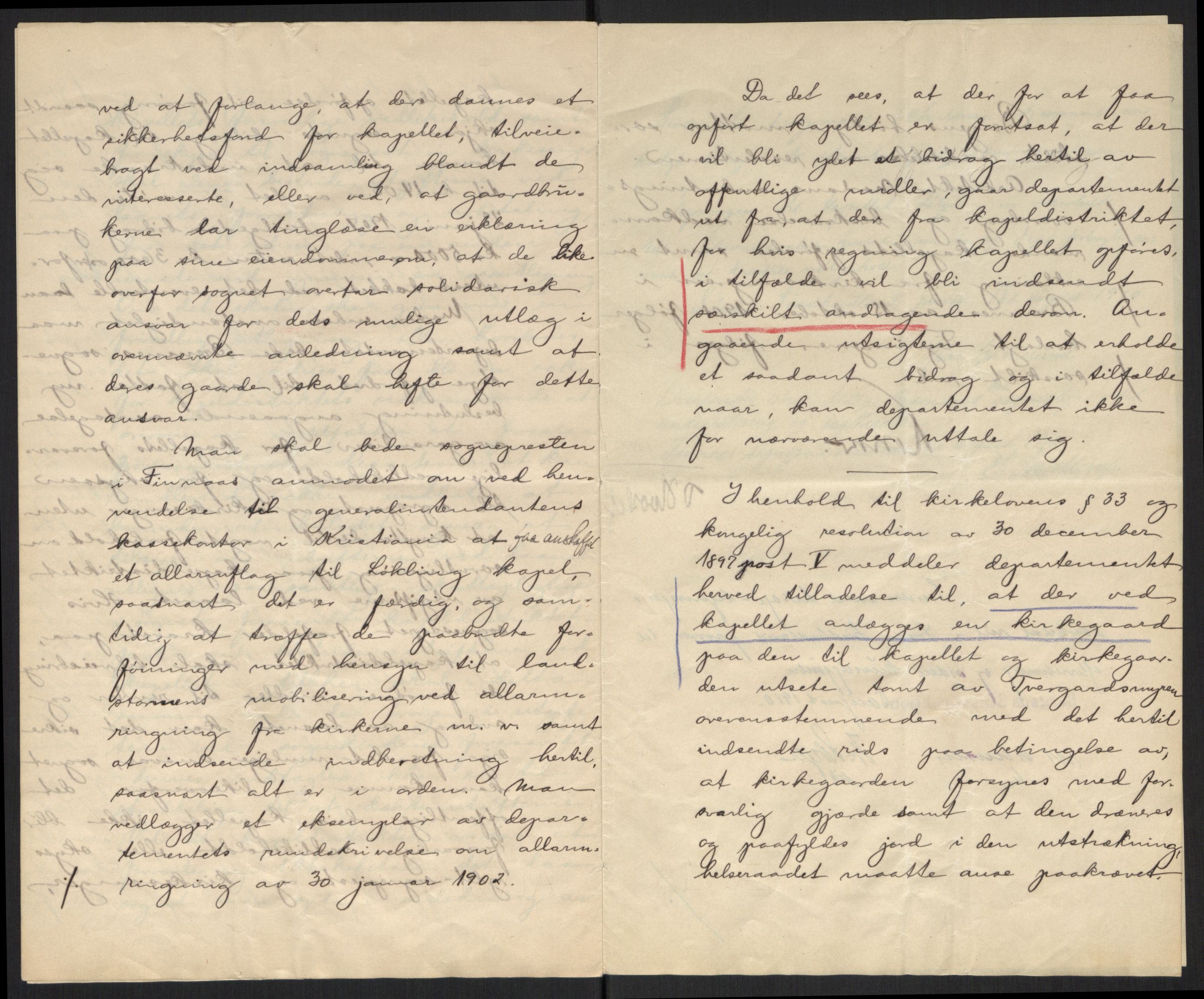 Kirke- og undervisningsdepartementet, Kontoret  for kirke og geistlighet A, AV/RA-S-1007/F/Fb/L0024: Finnås (gml. Føyen) - Fiskum se Eiker, 1838-1961, p. 695