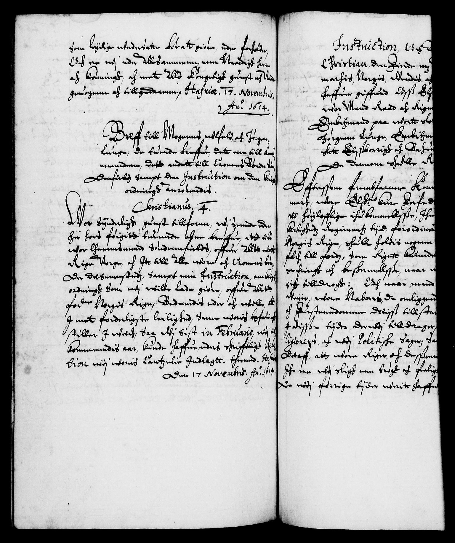 Danske Kanselli 1572-1799, AV/RA-EA-3023/F/Fc/Fca/Fcaa/L0003: Norske registre (mikrofilm), 1596-1616, p. 458b