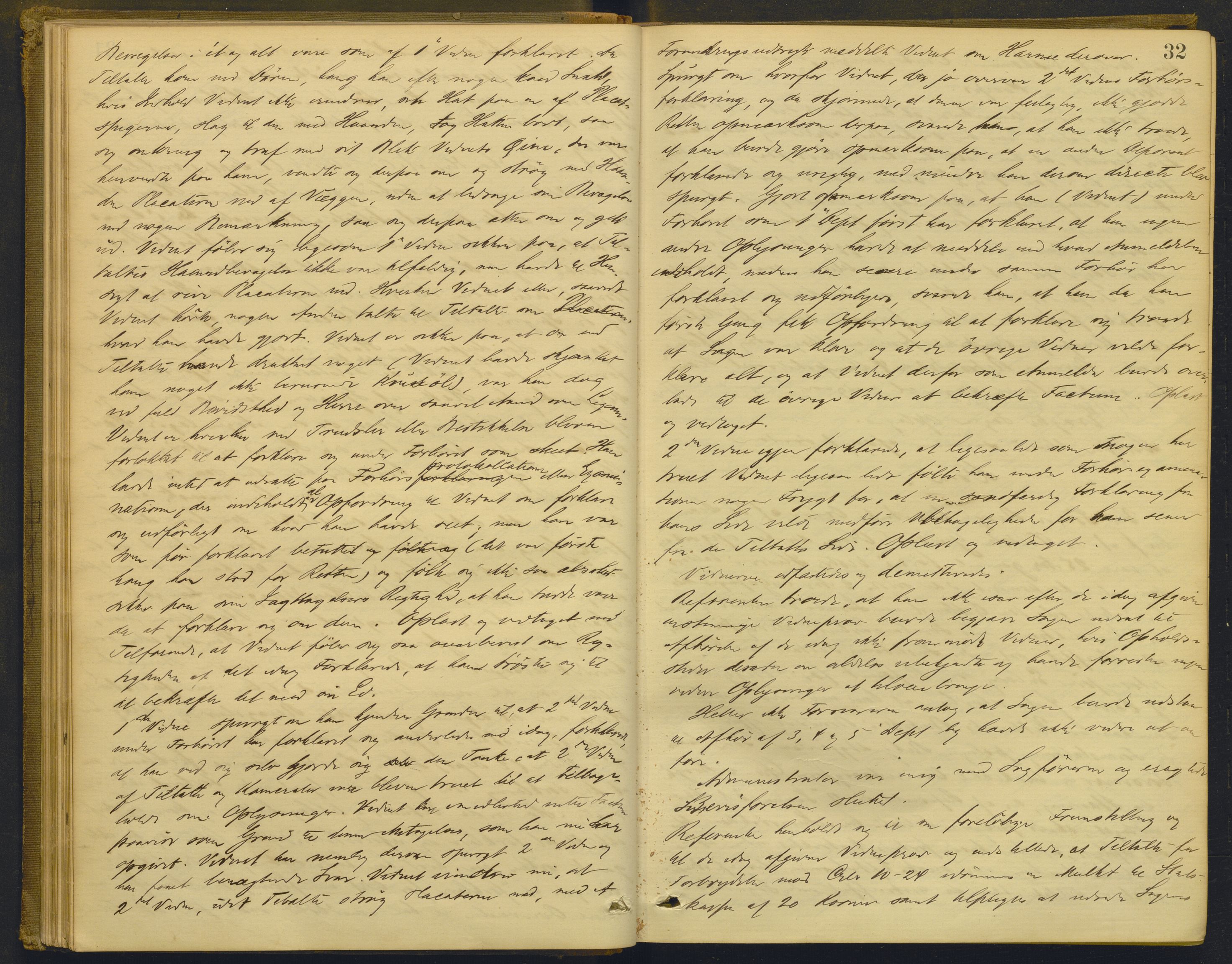 Nordhordland sorenskrivar, AV/SAB-A-2901/1/F/Fd/Fdd/L0004: Ekstrarettsprotokollar, forhøyr, 1880-1884, p. 31b-32a