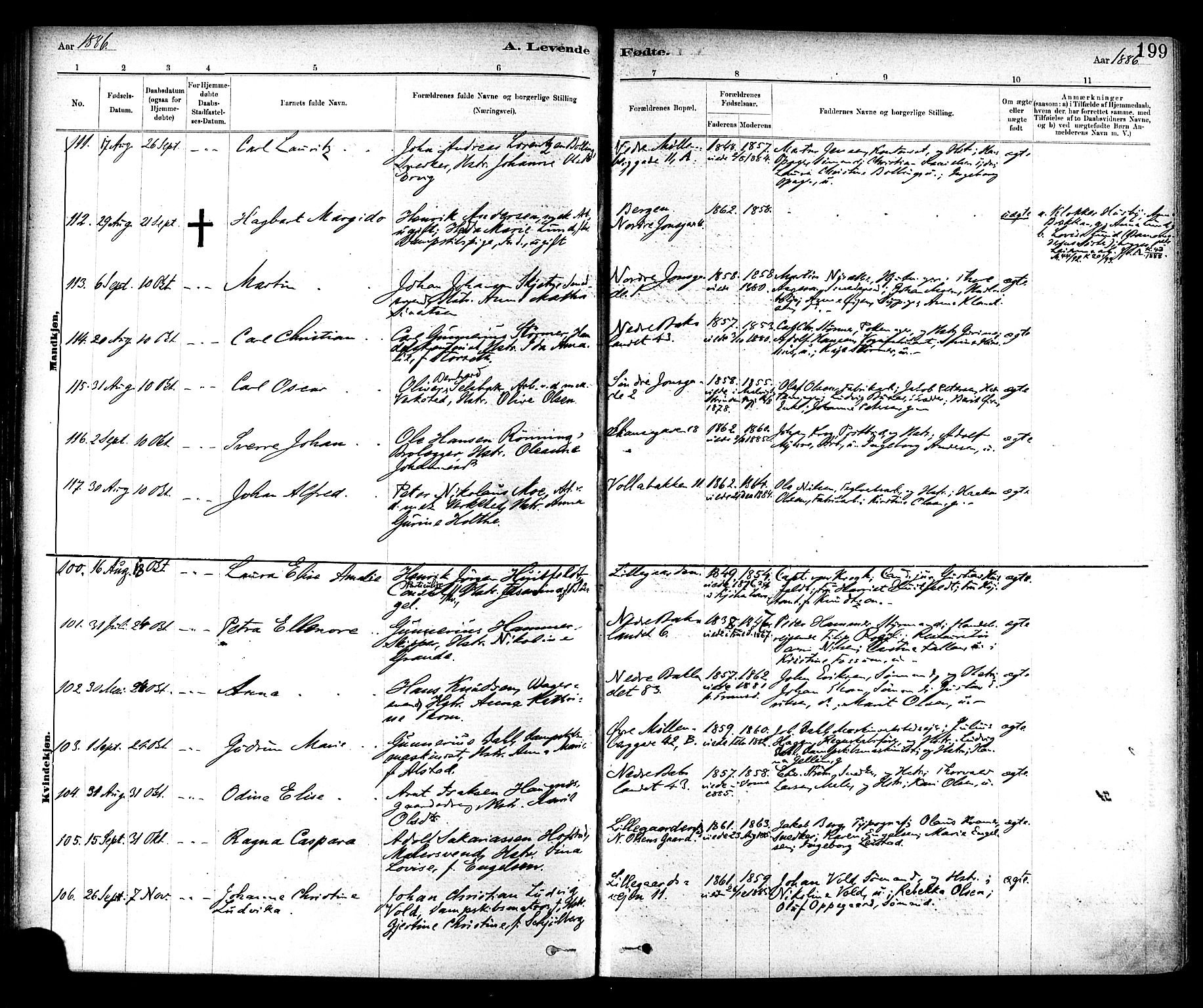 Ministerialprotokoller, klokkerbøker og fødselsregistre - Sør-Trøndelag, AV/SAT-A-1456/604/L0188: Parish register (official) no. 604A09, 1878-1892, p. 199