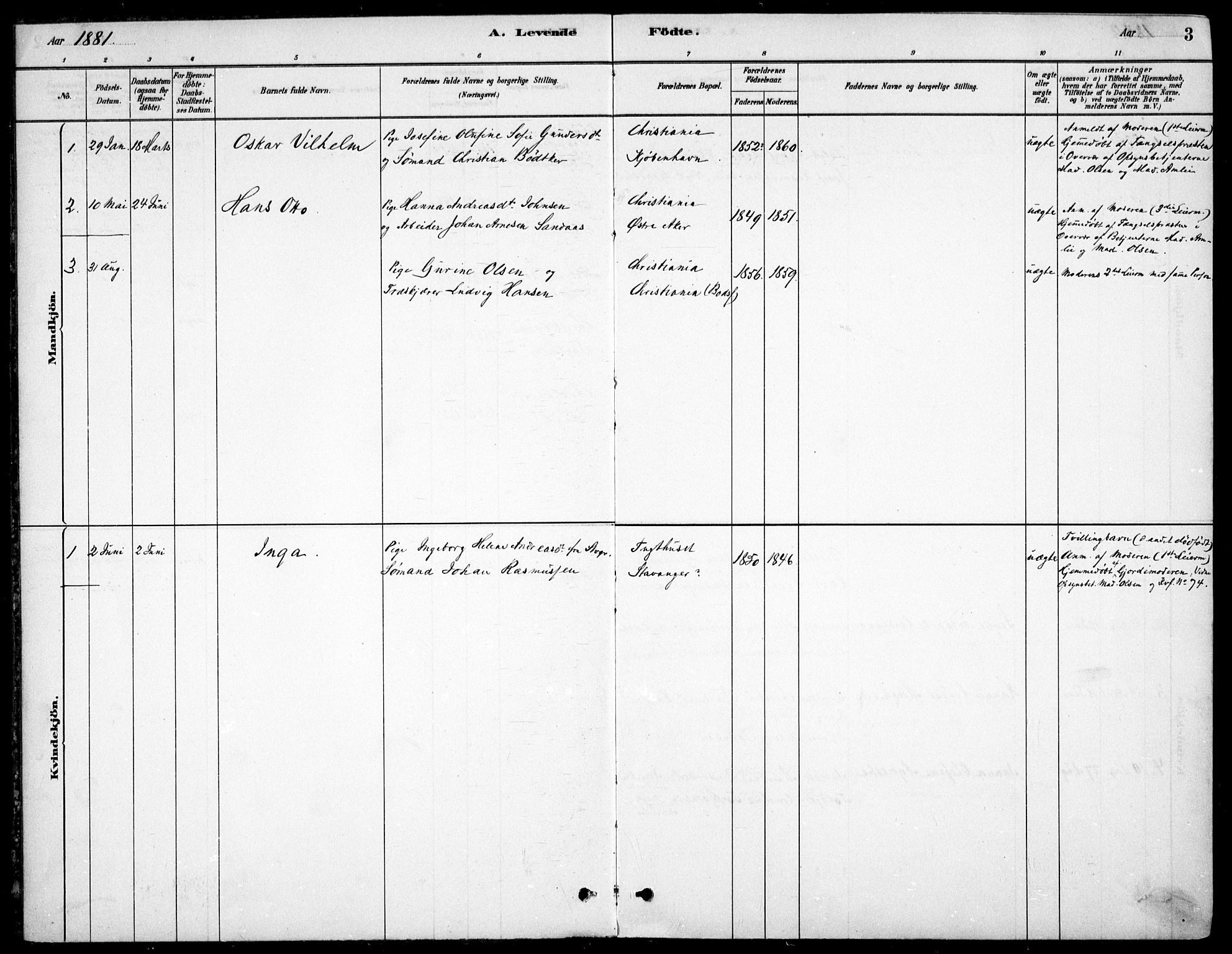 Kristiania tukthusprest Kirkebøker, AV/SAO-A-10881/F/Fa/L0005: Parish register (official) no. 5, 1879-1936, p. 3