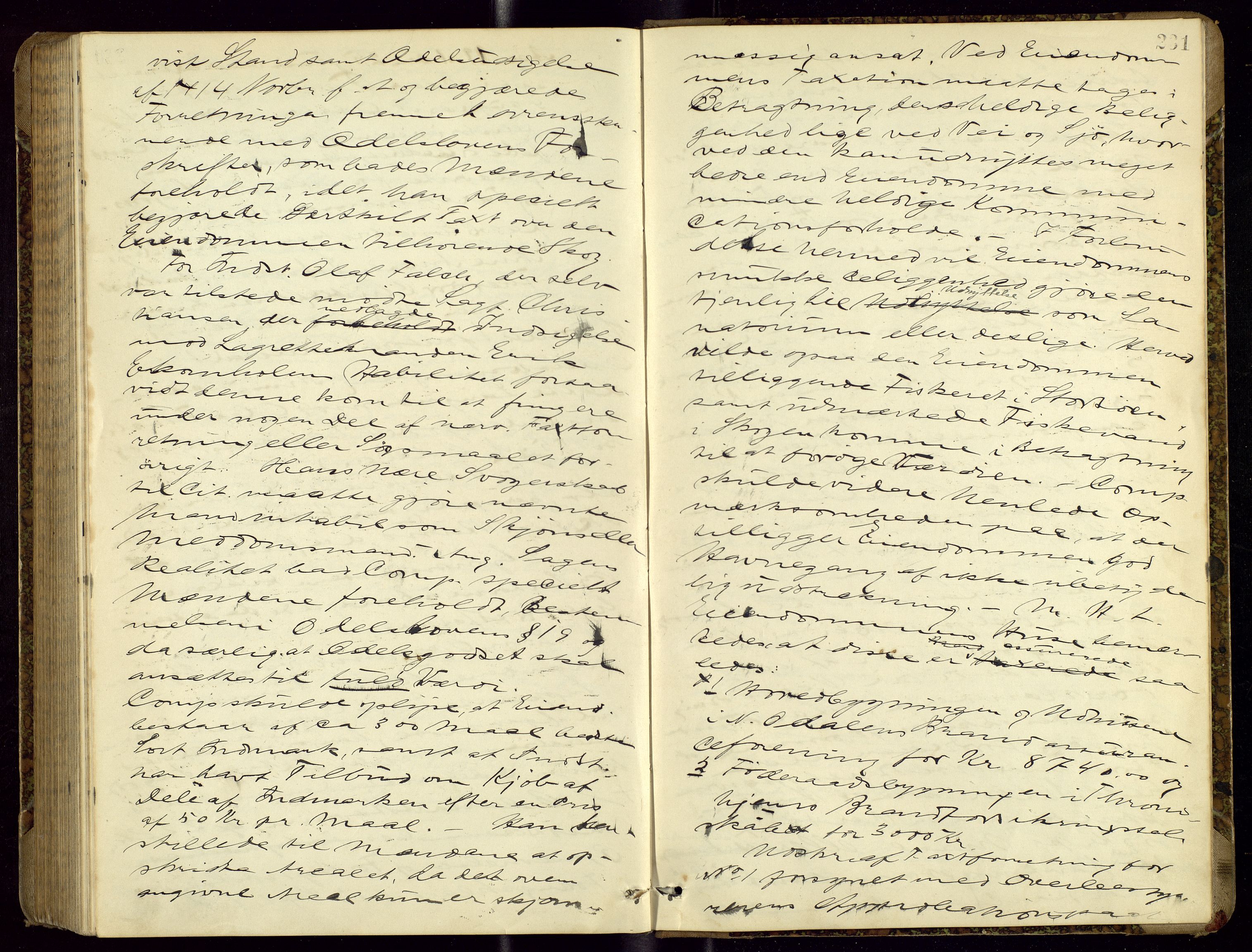 Vinger og Odal sorenskriveri, AV/SAH-TING-022/G/Gc/Gcc/L0004: Åstedsprotokoll - Vinger og Eidskog, 1892-1901, p. 230b-231a