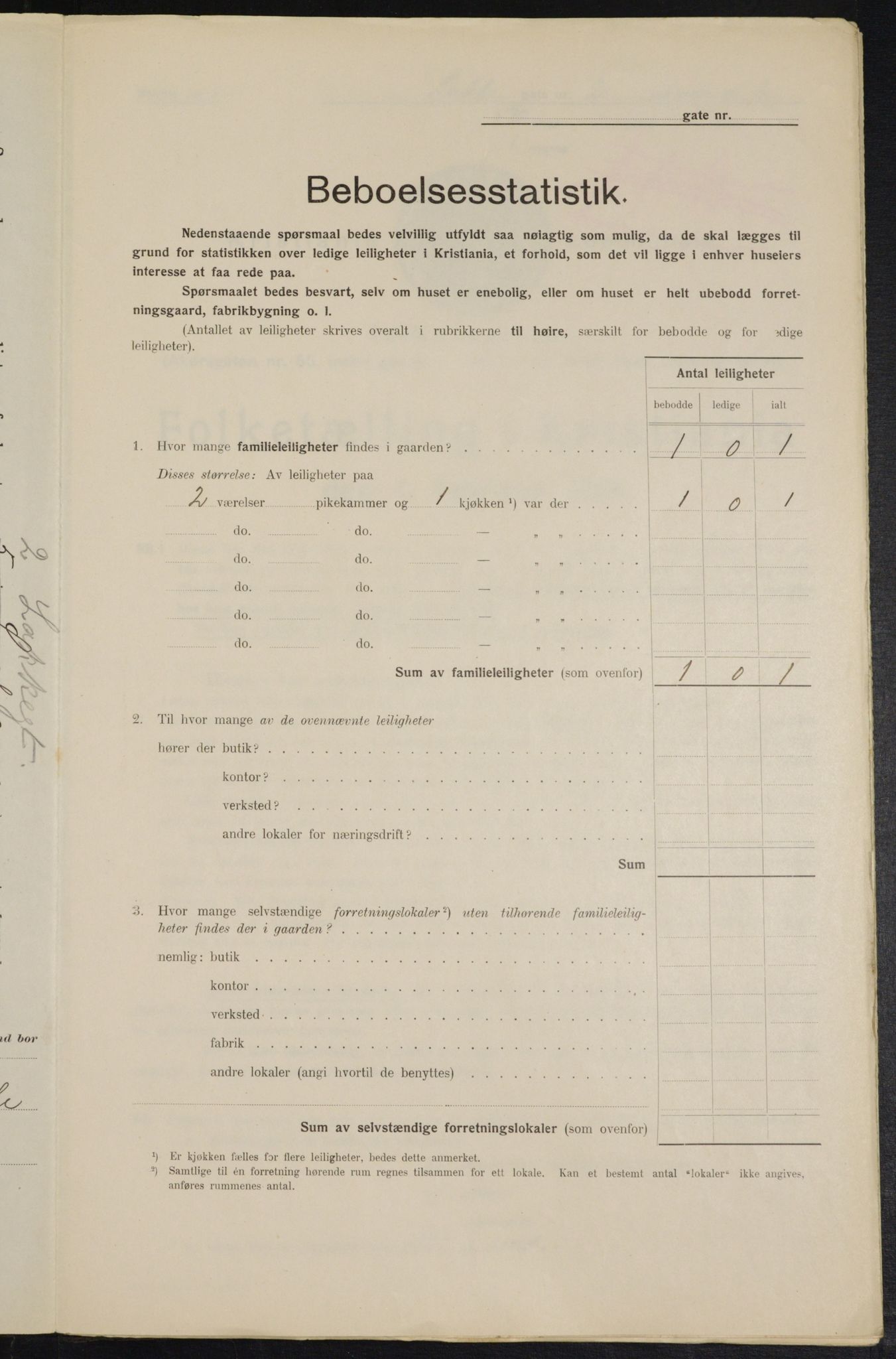 OBA, Municipal Census 1914 for Kristiania, 1914, p. 55208