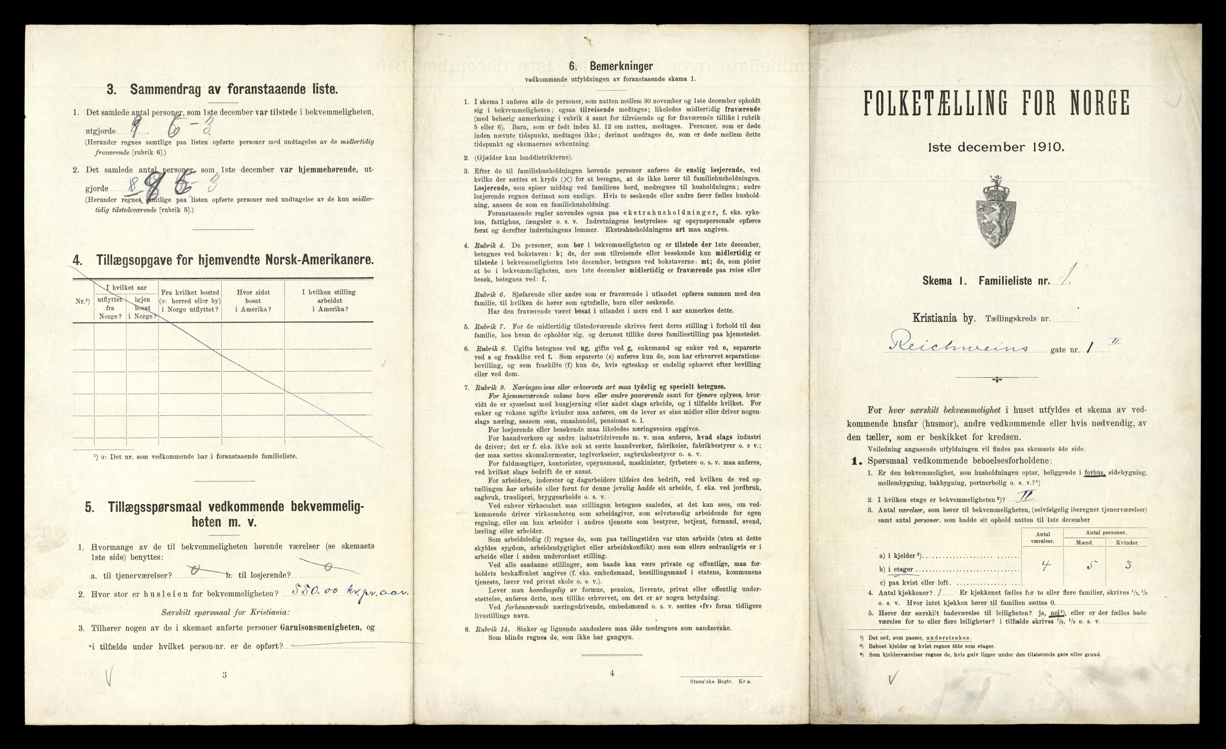 RA, 1910 census for Kristiania, 1910, p. 80235