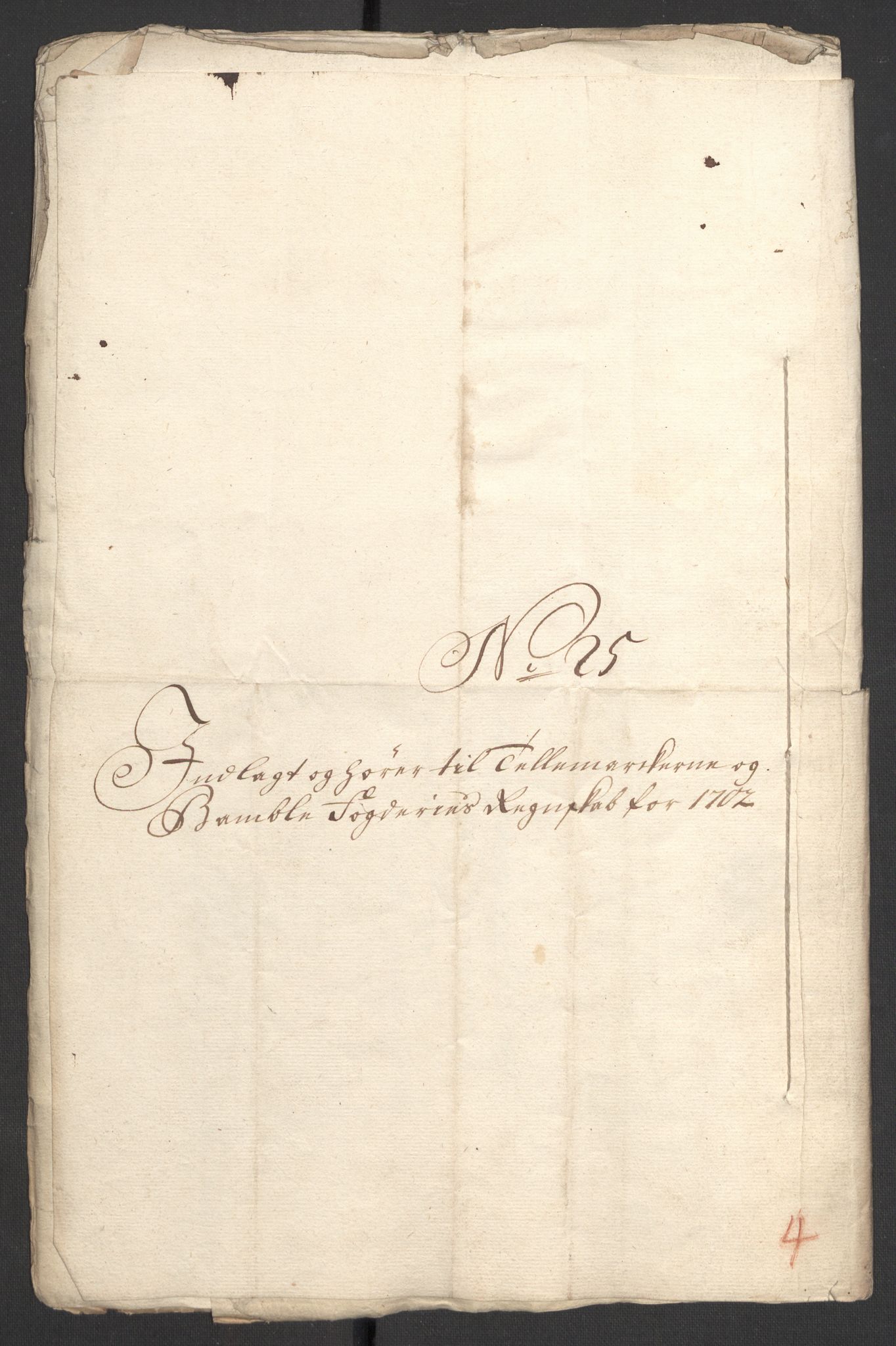 Rentekammeret inntil 1814, Reviderte regnskaper, Fogderegnskap, AV/RA-EA-4092/R36/L2107: Fogderegnskap Øvre og Nedre Telemark og Bamble, 1702, p. 348