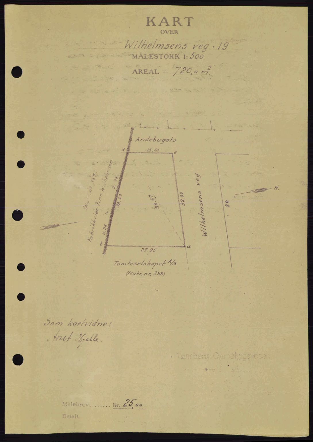 Tønsberg sorenskriveri, AV/SAKO-A-130/G/Ga/Gaa/L0013: Mortgage book no. A13, 1943-1943, Diary no: : 807/1943