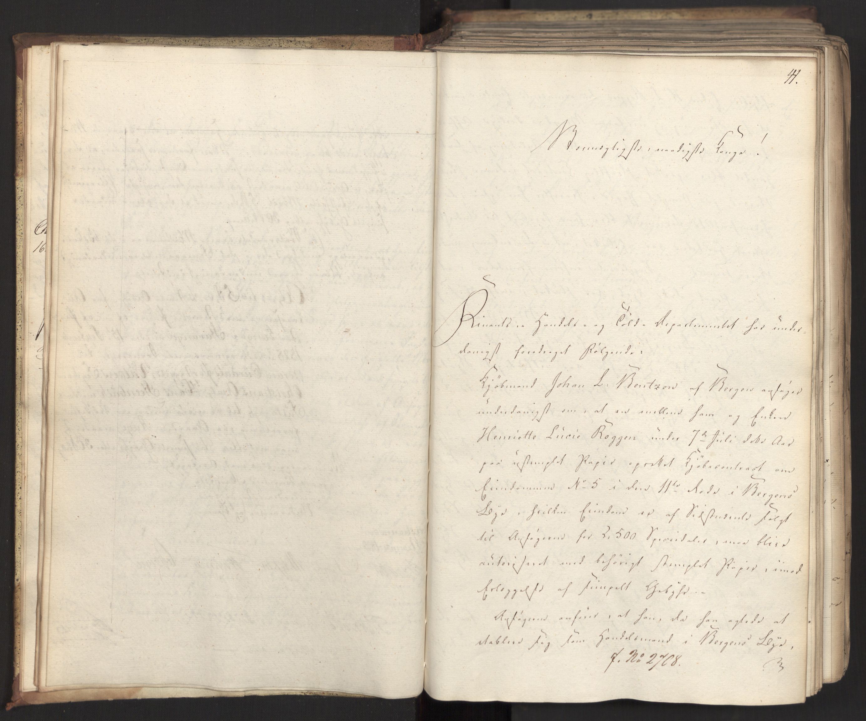 Statsrådsavdelingen i Stockholm, AV/RA-S-1003/D/Da/L0081: Regjeringsinnstillinger nr. 2700-2857, 1832, p. 22