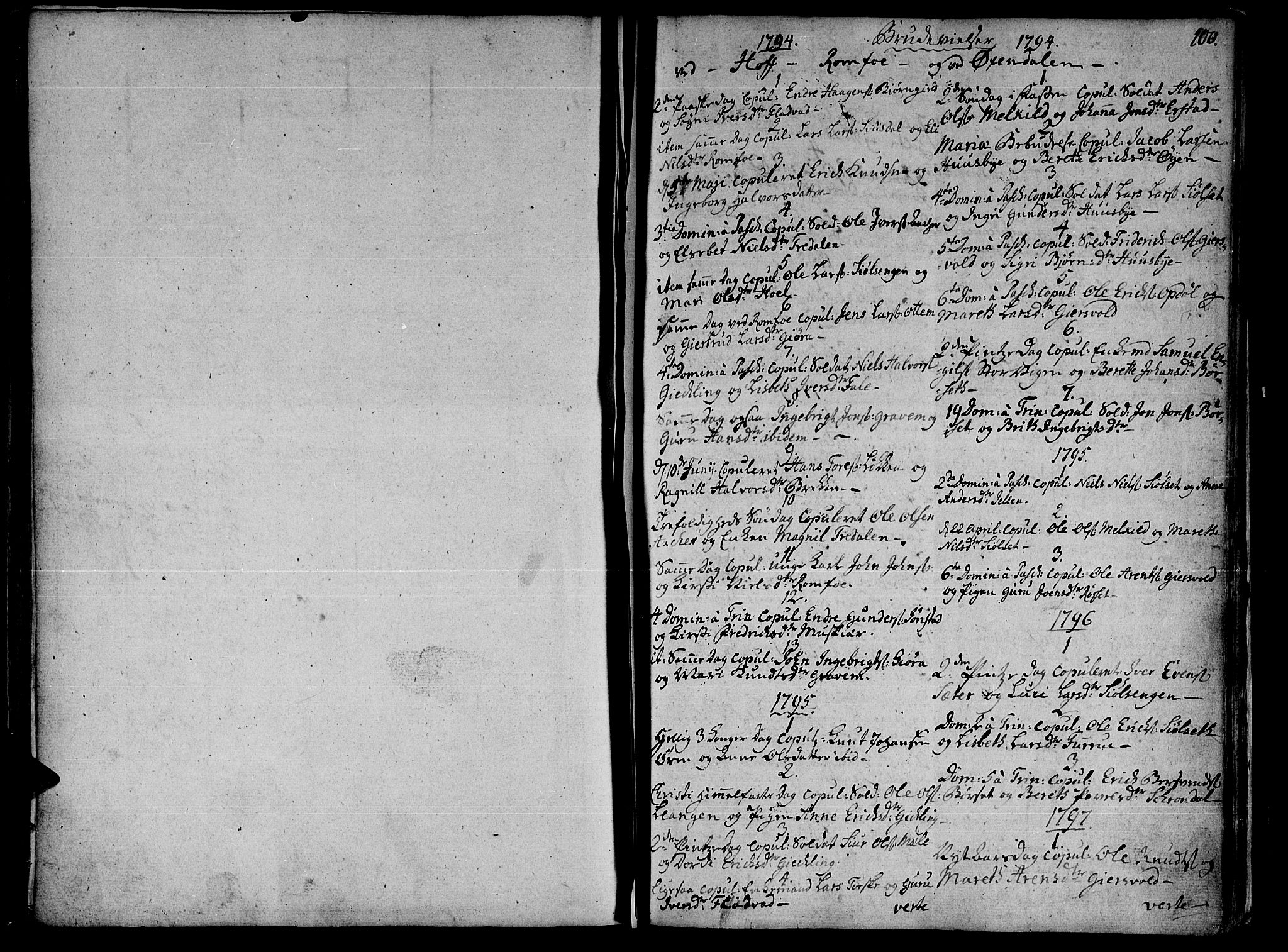 Ministerialprotokoller, klokkerbøker og fødselsregistre - Møre og Romsdal, SAT/A-1454/590/L1008: Parish register (official) no. 590A02, 1794-1820, p. 100