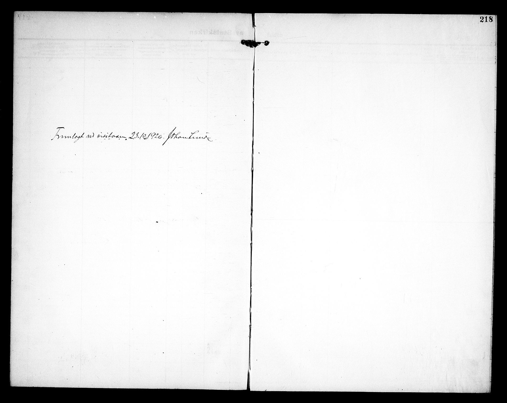 Rakkestad prestekontor Kirkebøker, SAO/A-2008/G/Ga/L0002: Parish register (copy) no. I 2, 1918-1931, p. 218