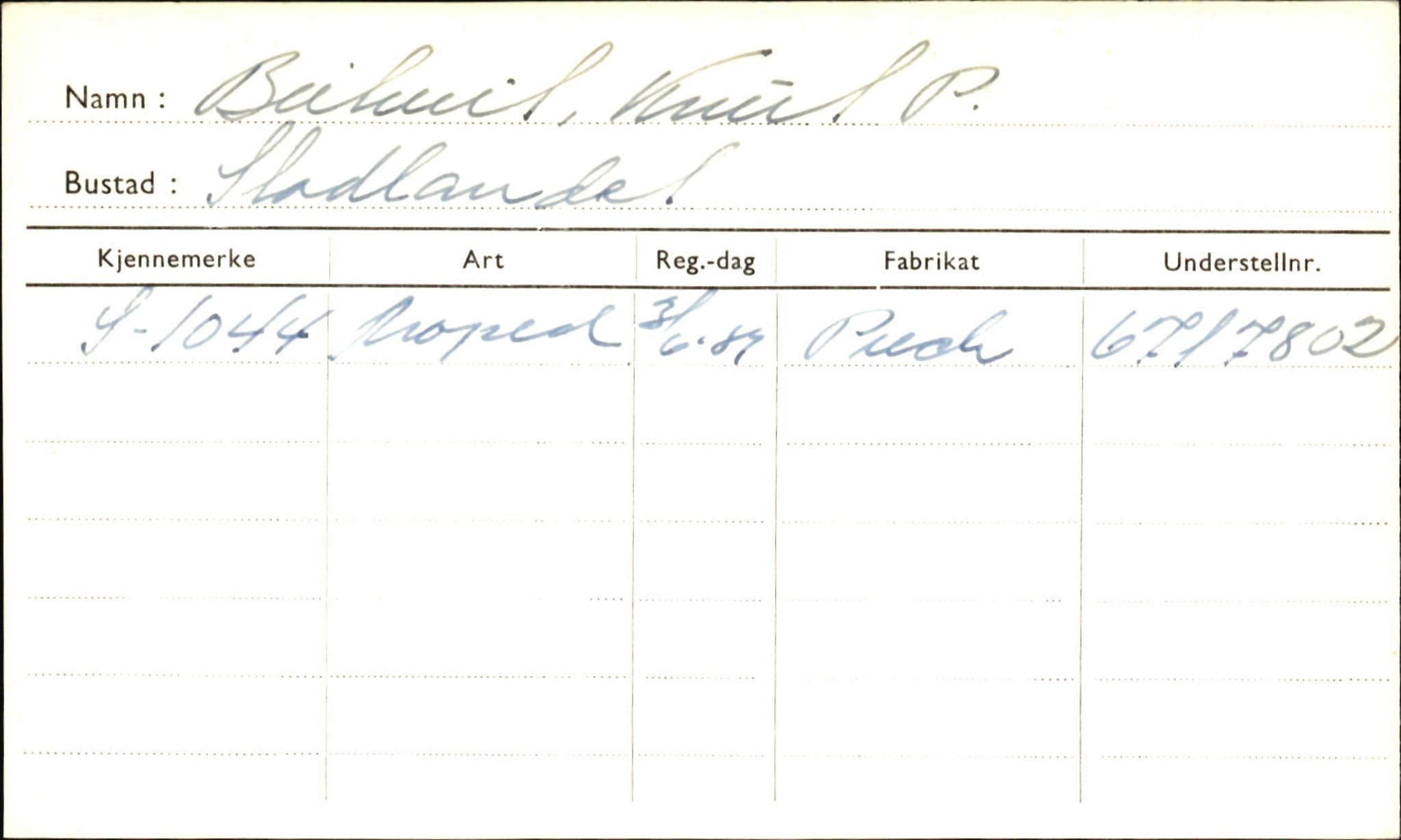 Statens vegvesen, Sogn og Fjordane vegkontor, AV/SAB-A-5301/4/F/L0001C: Eigarregister Fjordane til 1.6.1961, 1930-1961, p. 205