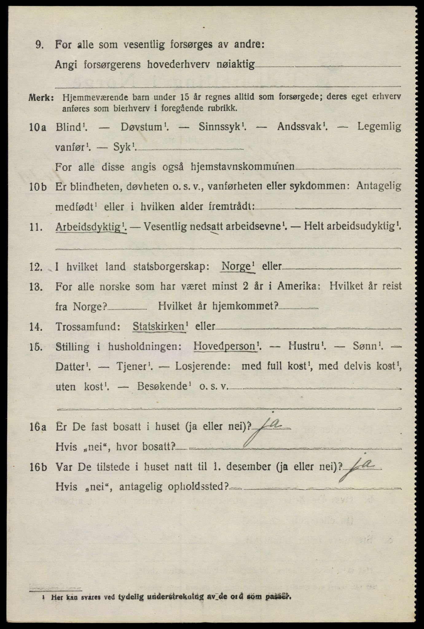 SAO, 1920 census for Moss land district, 1920, p. 1026