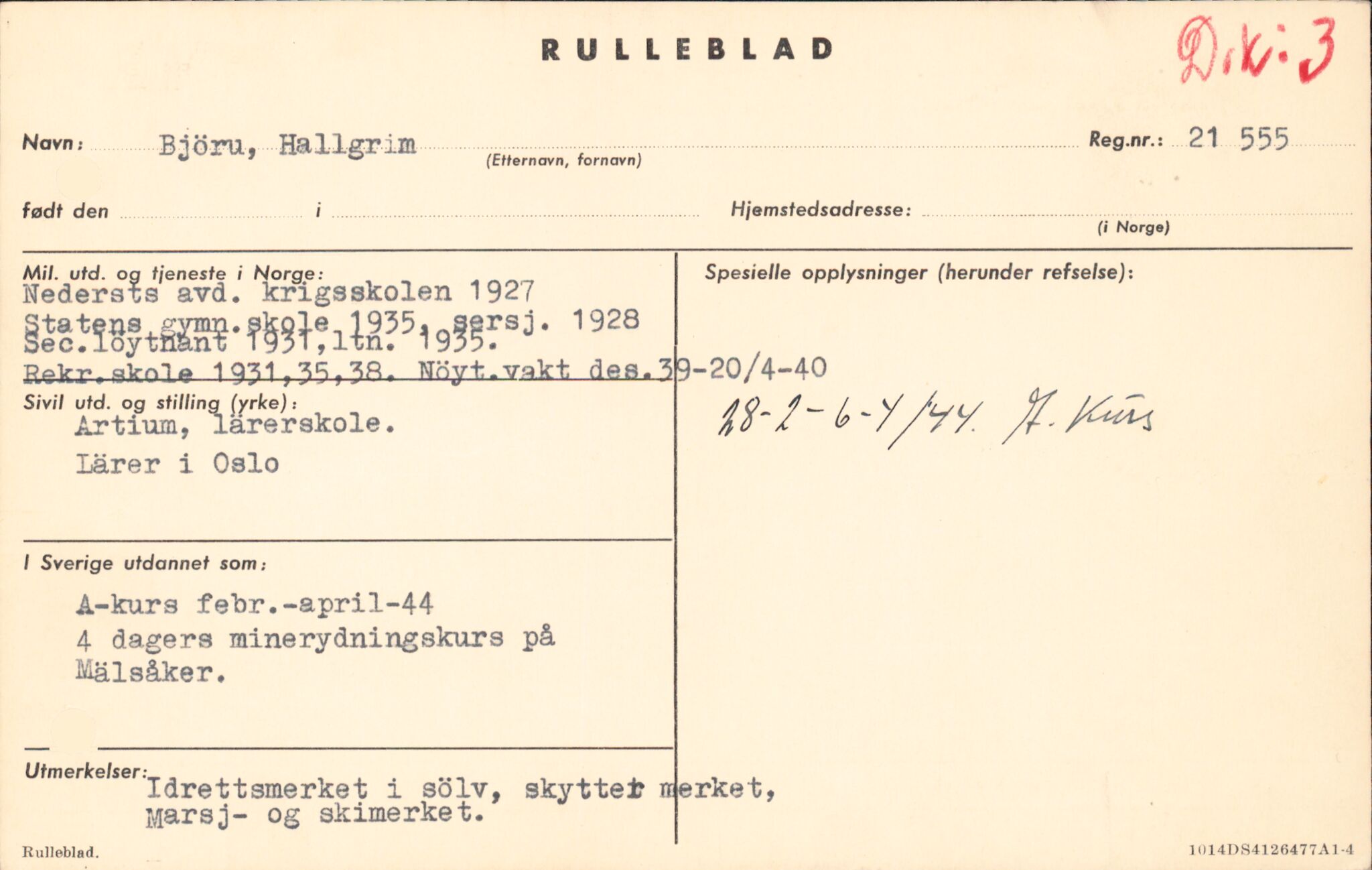 Forsvaret, Forsvarets overkommando/Luftforsvarsstaben, AV/RA-RAFA-4079/P/Pa/L0013: Personellmapper, 1905, p. 28