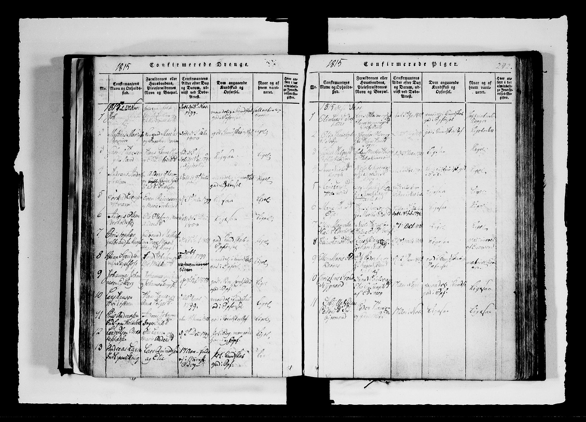 Hobøl prestekontor Kirkebøker, AV/SAO-A-2002/F/Fa/L0002: Parish register (official) no. I 2, 1814-1841, p. 242