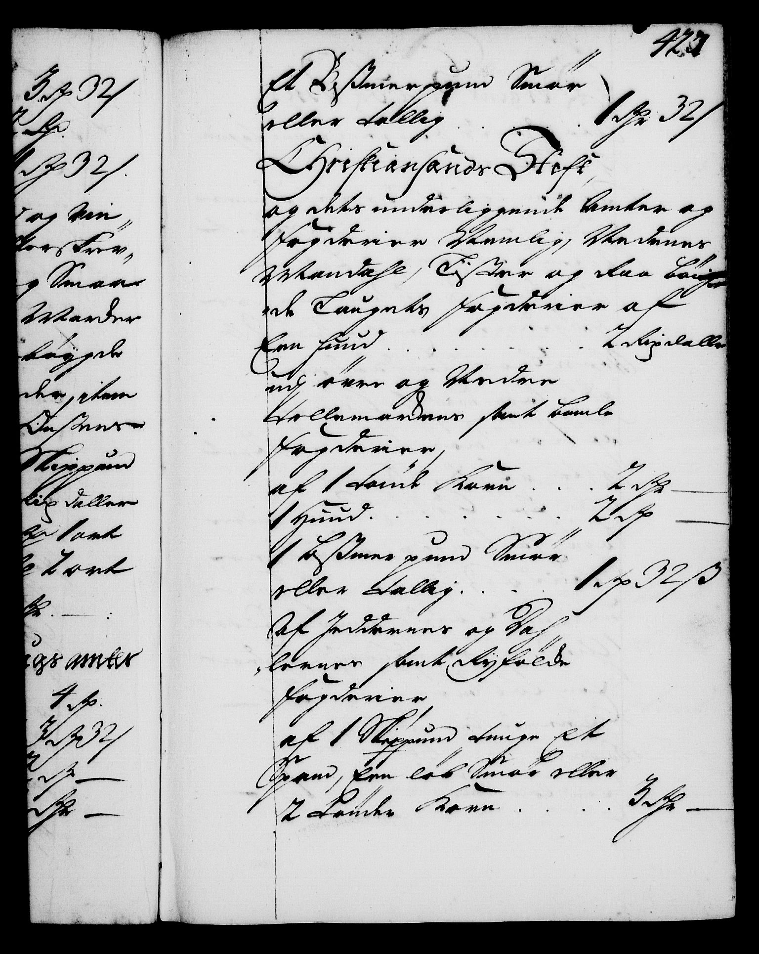 Rentekammeret, Kammerkanselliet, AV/RA-EA-3111/G/Gg/Gga/L0001: Norsk ekspedisjonsprotokoll med register (merket RK 53.1), 1720-1723, p. 427