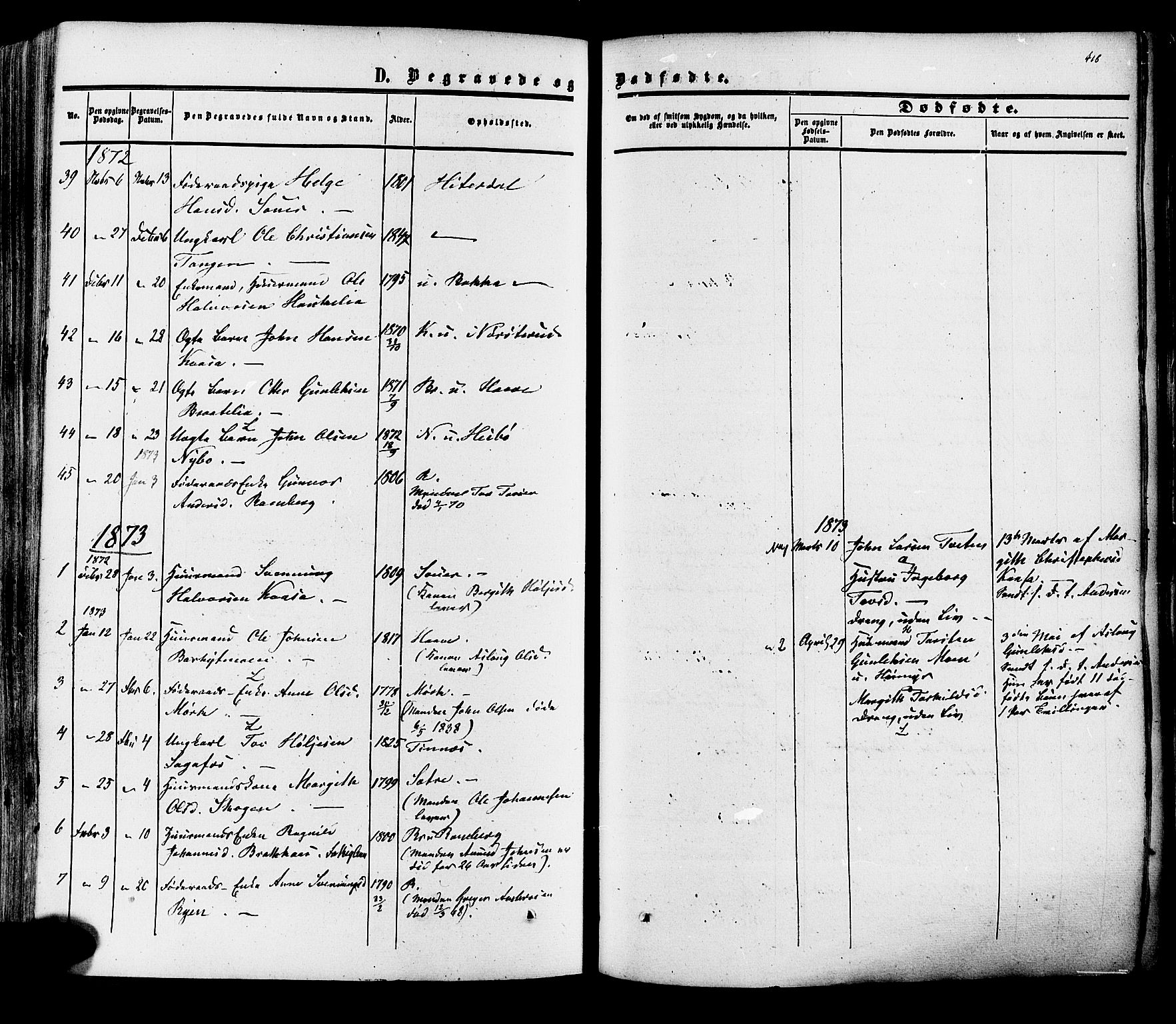 Heddal kirkebøker, SAKO/A-268/F/Fa/L0007: Parish register (official) no. I 7, 1855-1877, p. 416