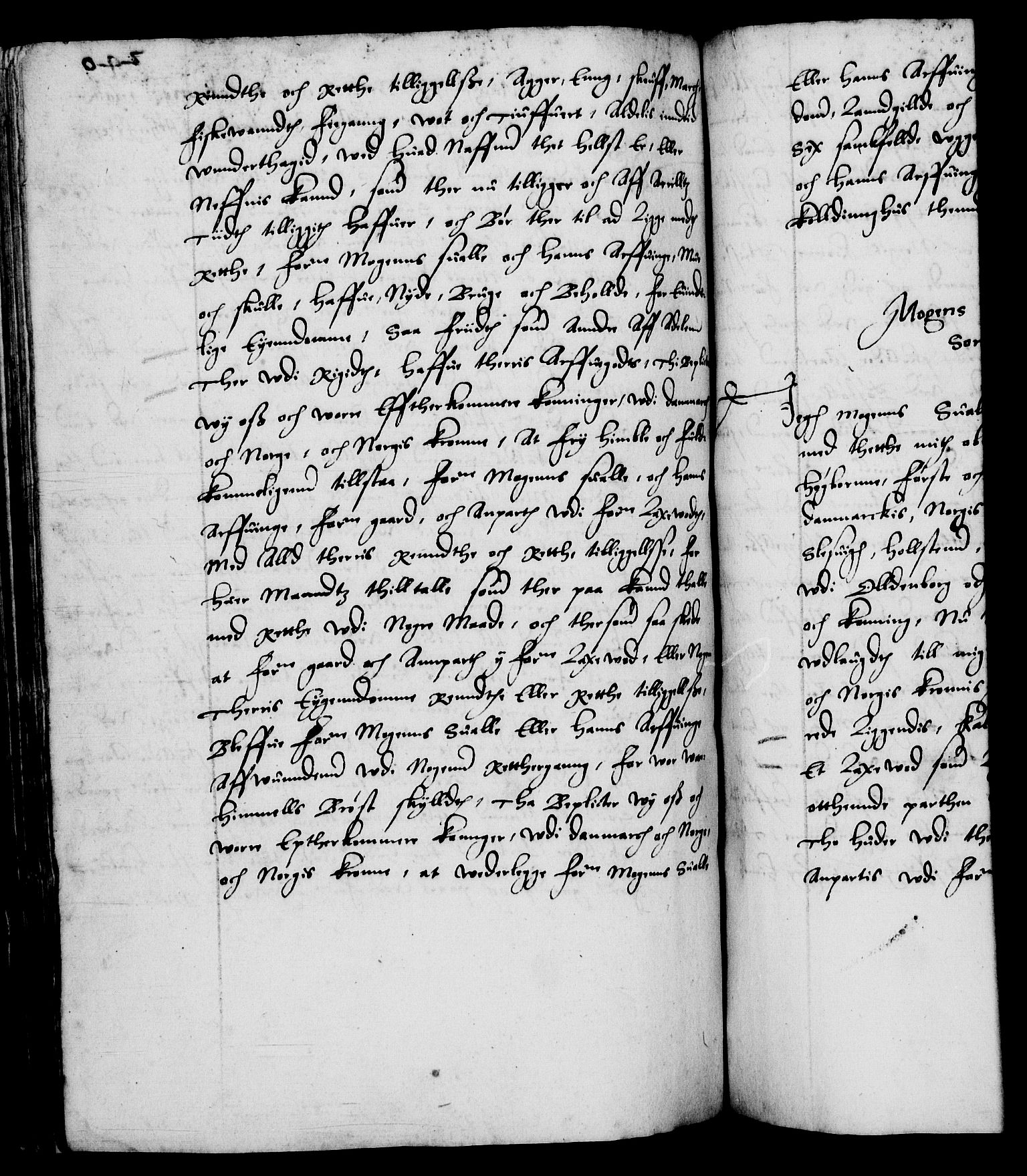 Danske Kanselli 1572-1799, AV/RA-EA-3023/F/Fc/Fca/Fcaa/L0001: Norske registre (mikrofilm), 1572-1588, p. 240b