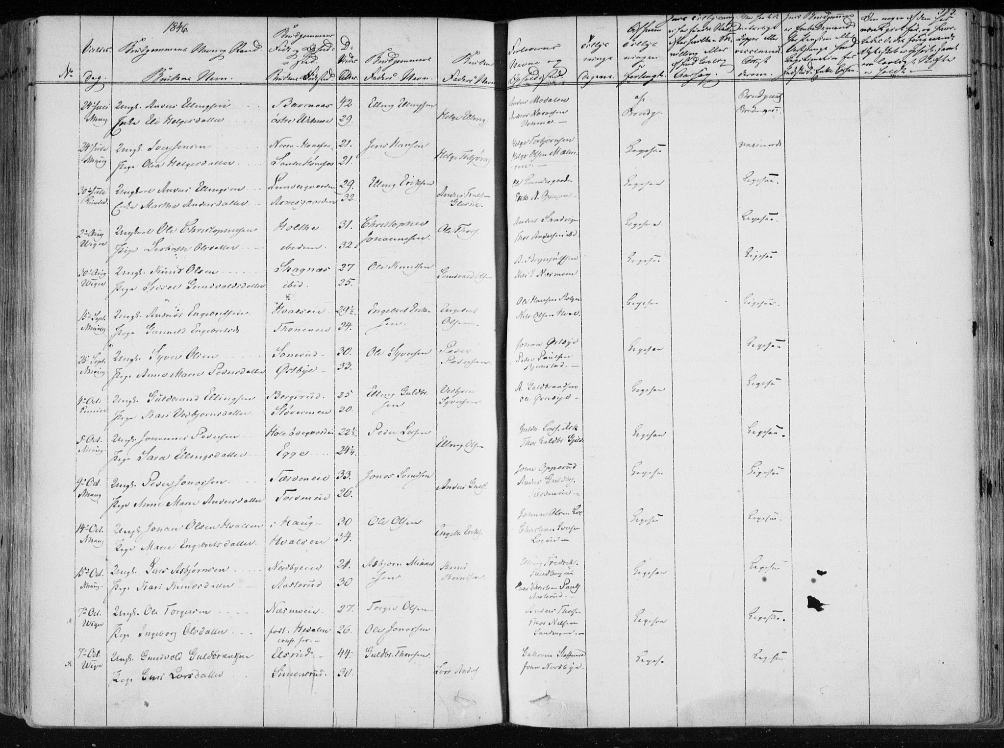 Norderhov kirkebøker, SAKO/A-237/F/Fa/L0010: Parish register (official) no. 10, 1837-1847, p. 383