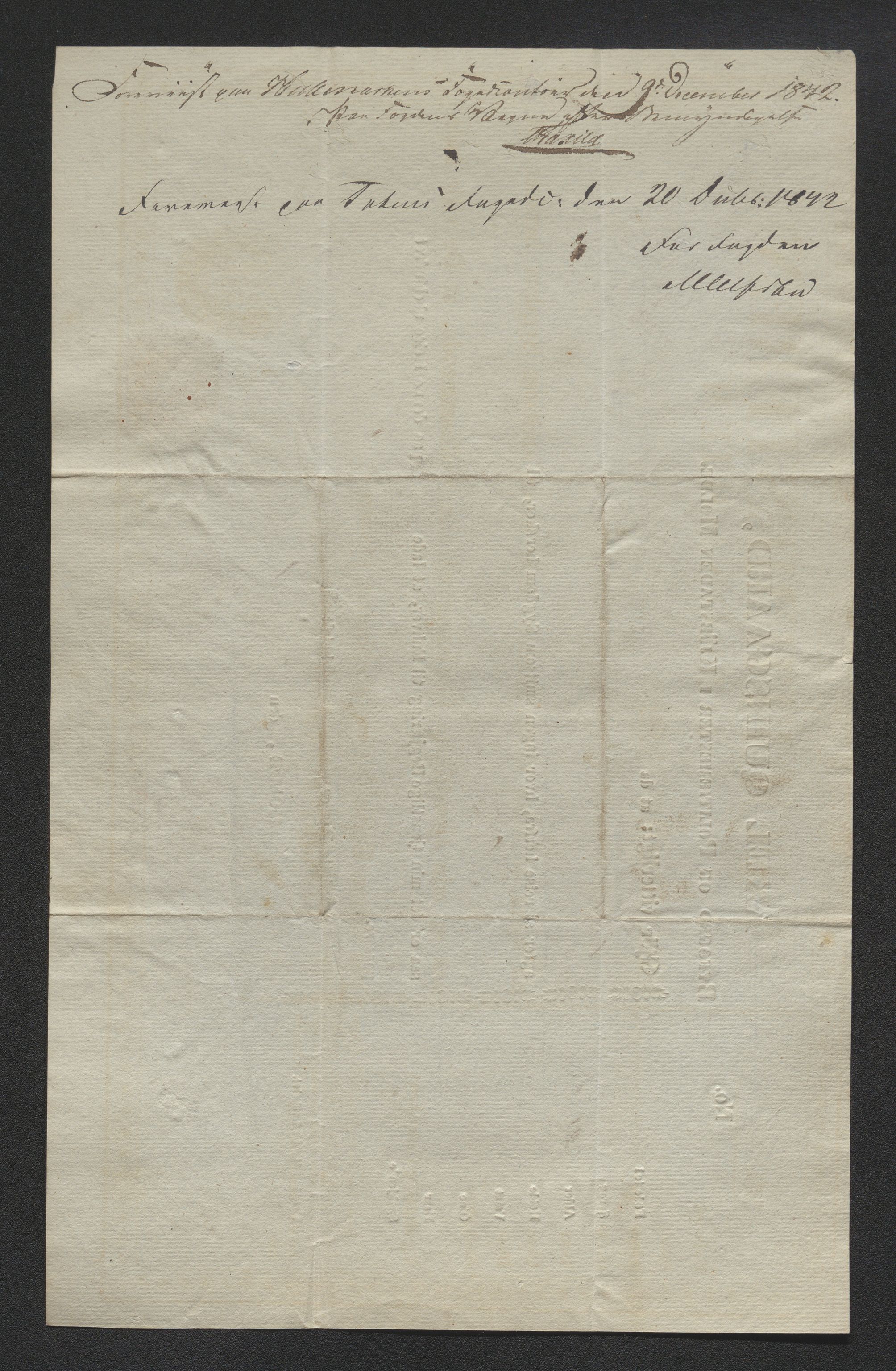 Drammen politikammer, AV/SAKO-A-623/I/Ia/Iab/L0007: Innleverte pass, 1843-1844, p. 19