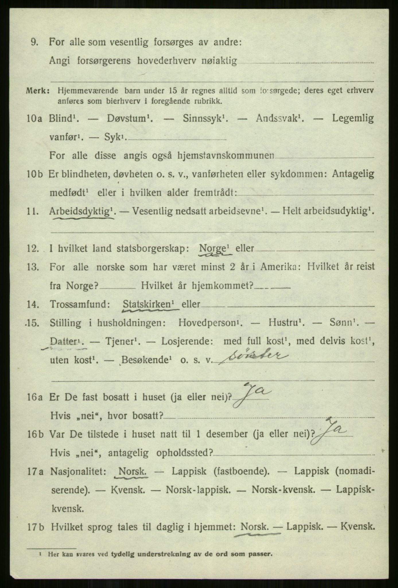 SATØ, 1920 census for Skjervøy, 1920, p. 6804