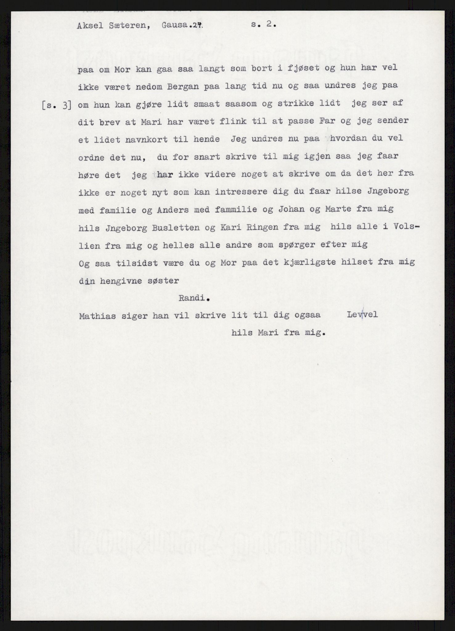 Samlinger til kildeutgivelse, Amerikabrevene, AV/RA-EA-4057/F/L0015: Innlån fra Oppland: Sæteren - Vigerust, 1838-1914, p. 215