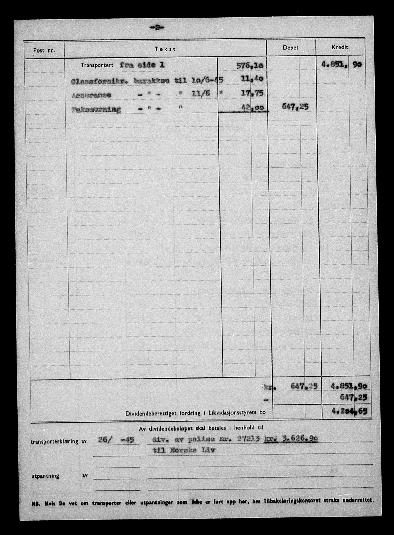 Justisdepartementet, Tilbakeføringskontoret for inndratte formuer, AV/RA-S-1564/H/Hc/Hcb/L0910: --, 1945-1947, p. 203