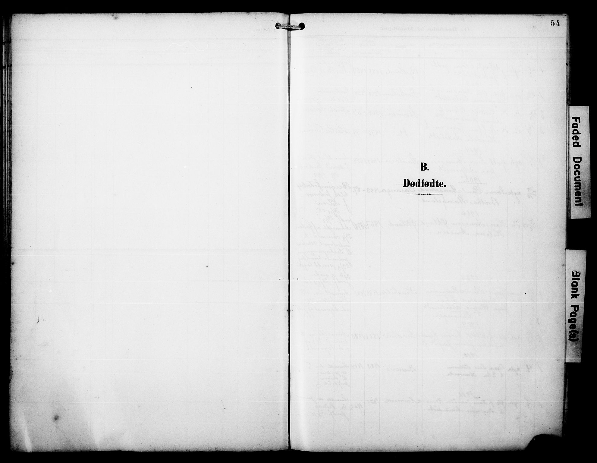 Austevoll sokneprestembete, AV/SAB-A-74201/H/Ha/Hab/Haba/L0004: Parish register (copy) no. A 4, 1901-1912, p. 54
