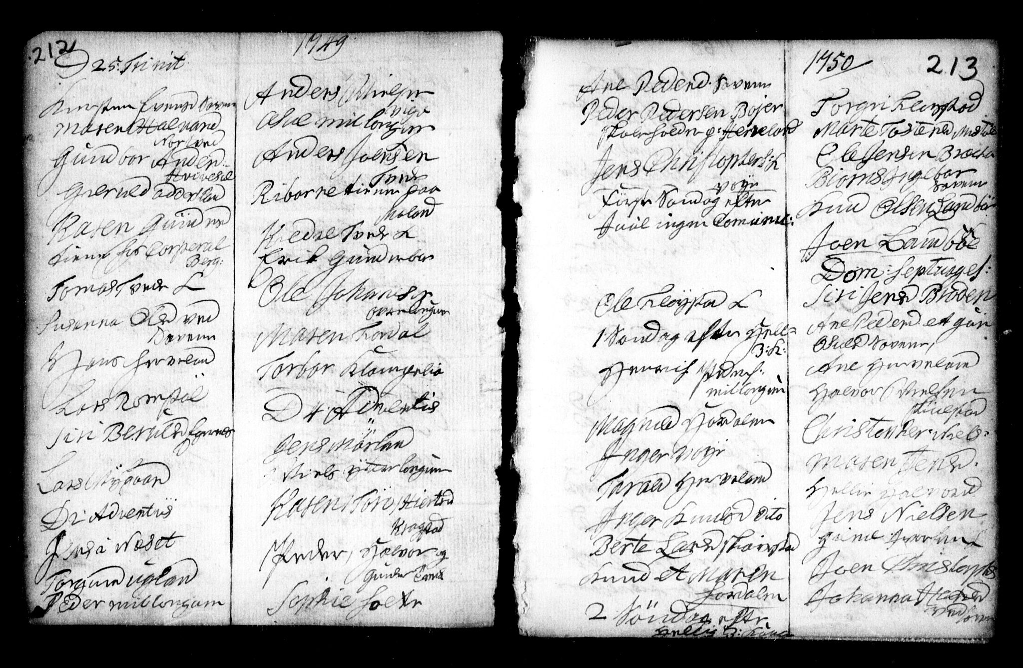 Holt sokneprestkontor, AV/SAK-1111-0021/F/Fa/L0002: Parish register (official) no. A 2, 1739-1753, p. 212-213