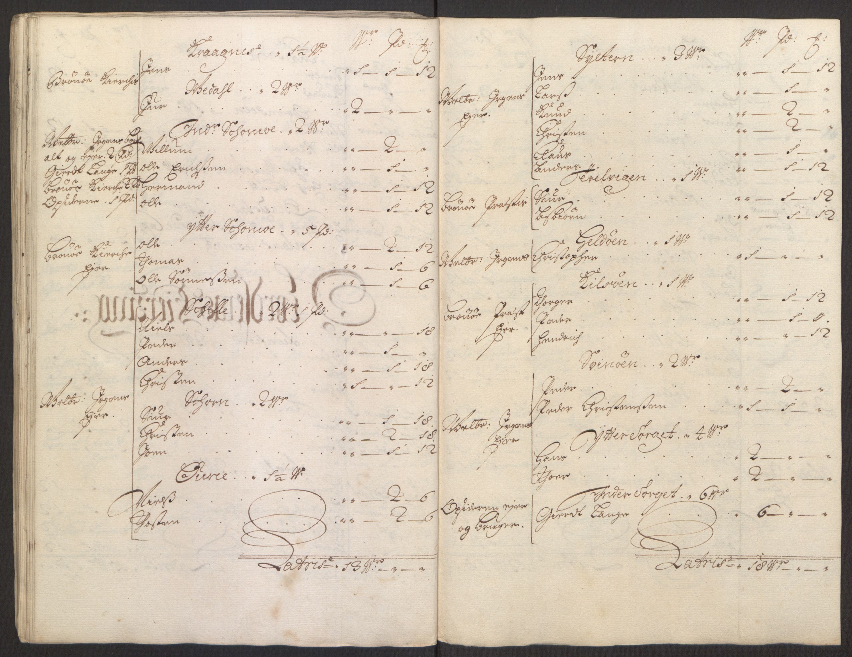 Rentekammeret inntil 1814, Reviderte regnskaper, Fogderegnskap, AV/RA-EA-4092/R65/L4505: Fogderegnskap Helgeland, 1693-1696, p. 472