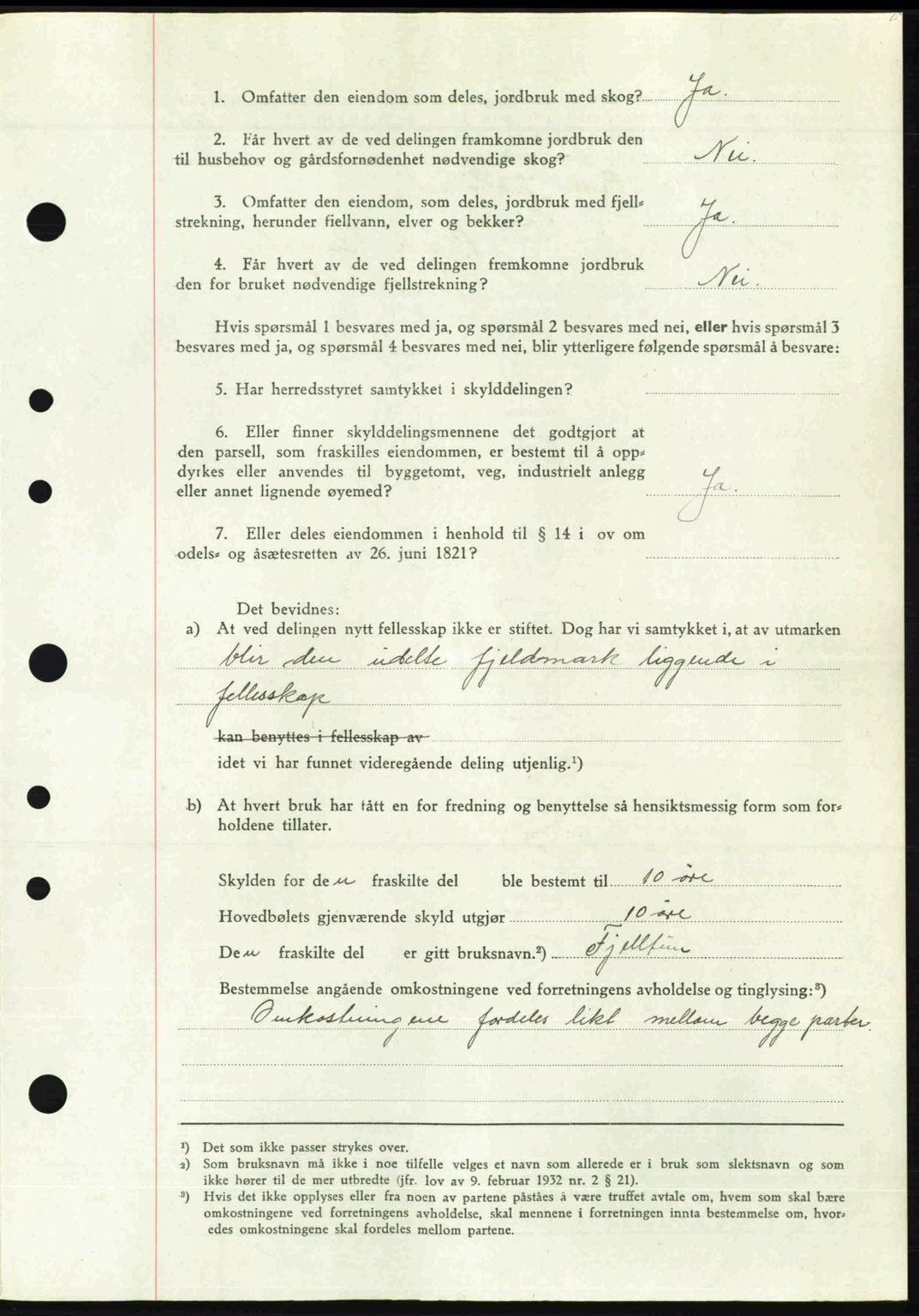 Nordre Sunnmøre sorenskriveri, AV/SAT-A-0006/1/2/2C/2Ca: Mortgage book no. A23, 1946-1947, Diary no: : 2125/1946