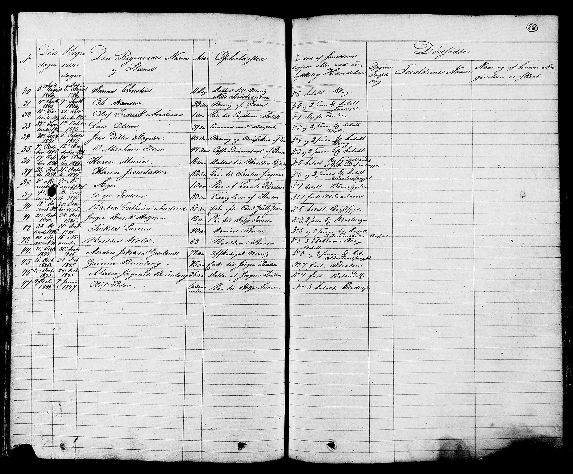 Stavern kirkebøker, AV/SAKO-A-318/G/Ga/L0002: Parish register (copy) no. 2, 1839-1909, p. 281