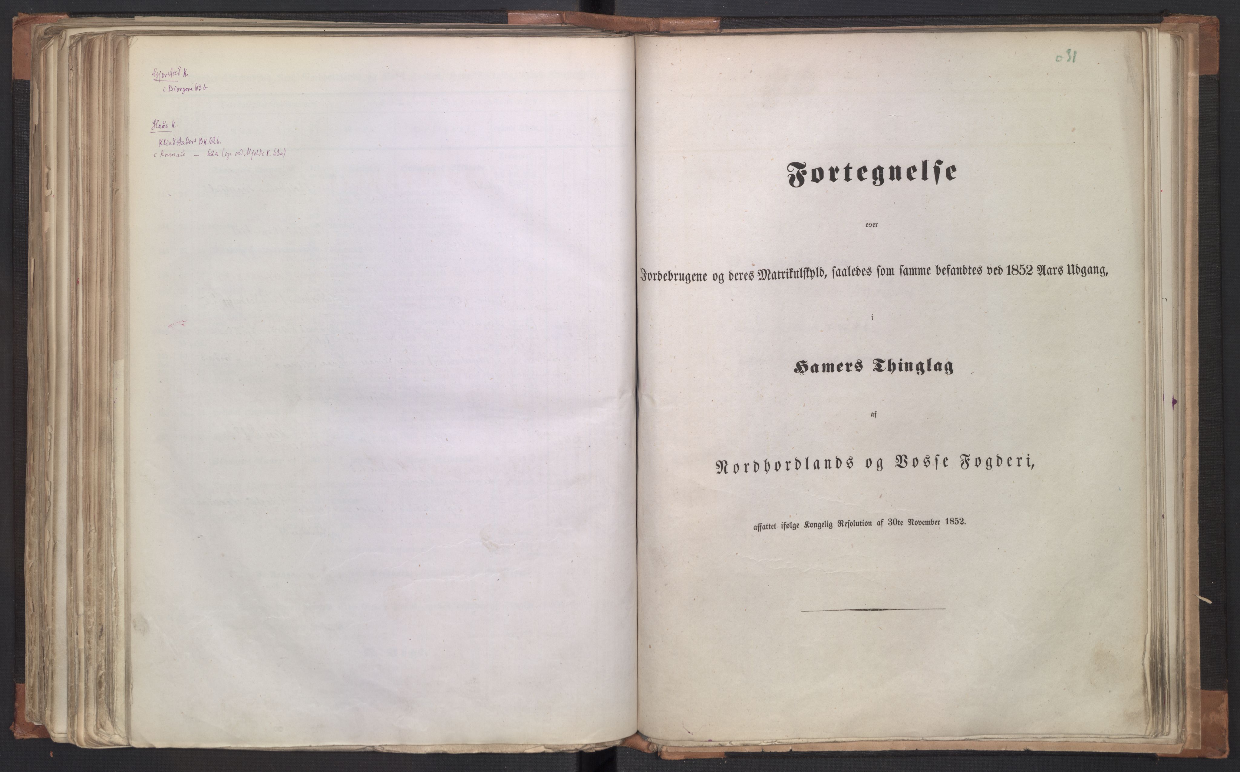 Rygh, AV/RA-PA-0034/F/Fb/L0011: Matrikkelen for 1838 - Søndre Bergenhus amt (Hordaaland fylke), 1838