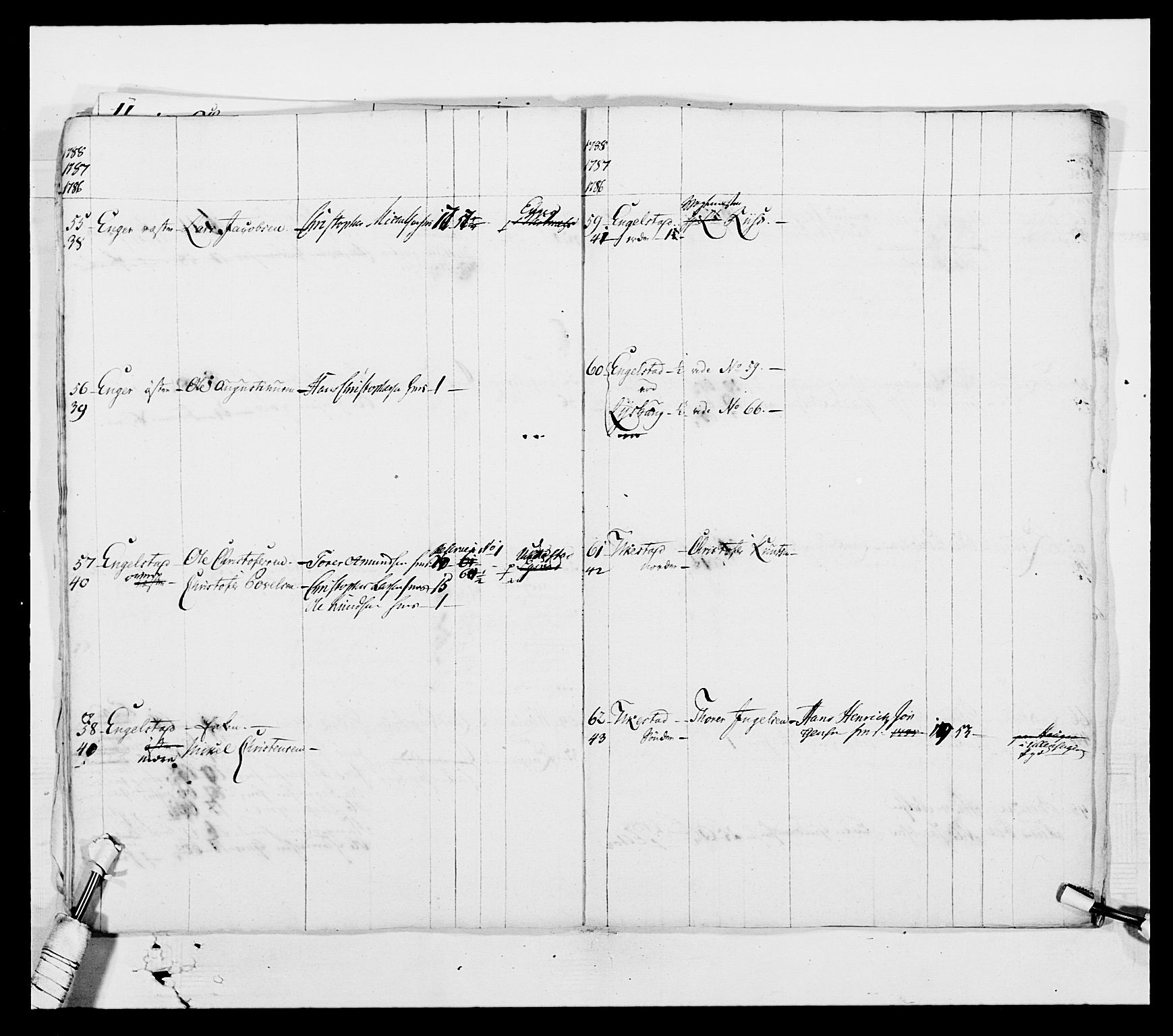 Generalitets- og kommissariatskollegiet, Det kongelige norske kommissariatskollegium, AV/RA-EA-5420/E/Eh/L0003: 1. Sønnafjelske dragonregiment, 1767-1812, p. 612