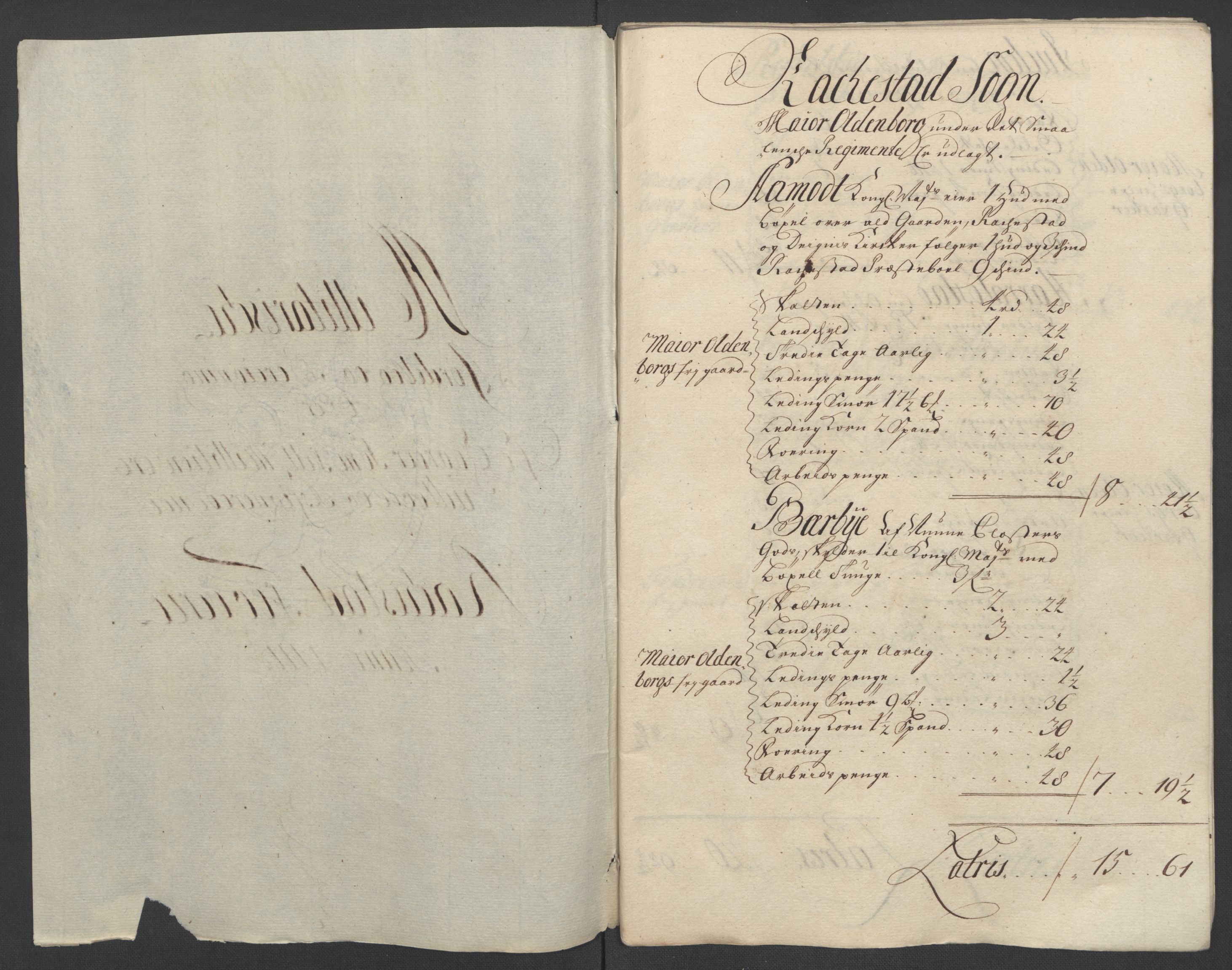 Rentekammeret inntil 1814, Reviderte regnskaper, Fogderegnskap, RA/EA-4092/R07/L0303: Fogderegnskap Rakkestad, Heggen og Frøland, 1711, p. 272