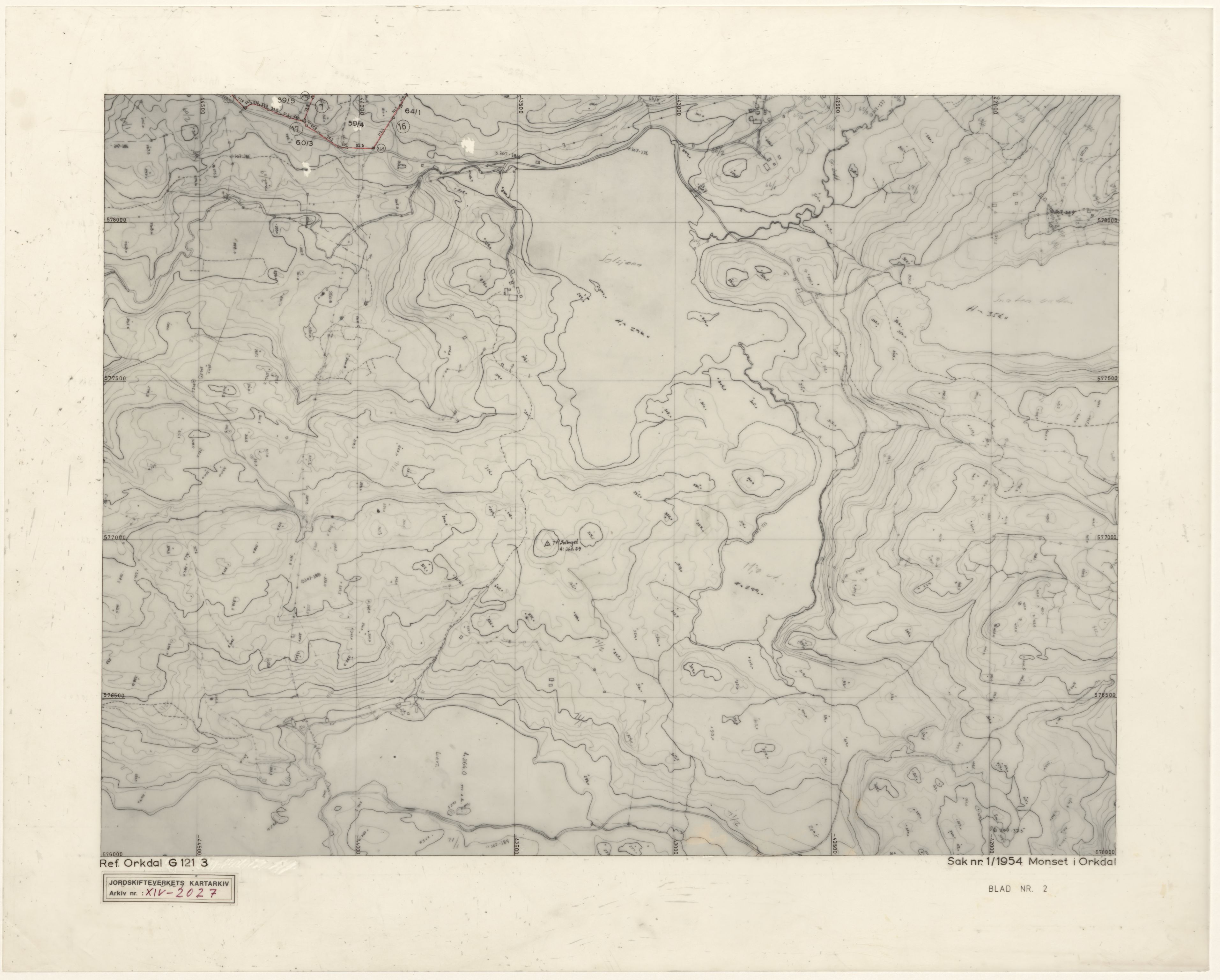 Jordskifteverkets kartarkiv, RA/S-3929/T, 1859-1988, p. 3200