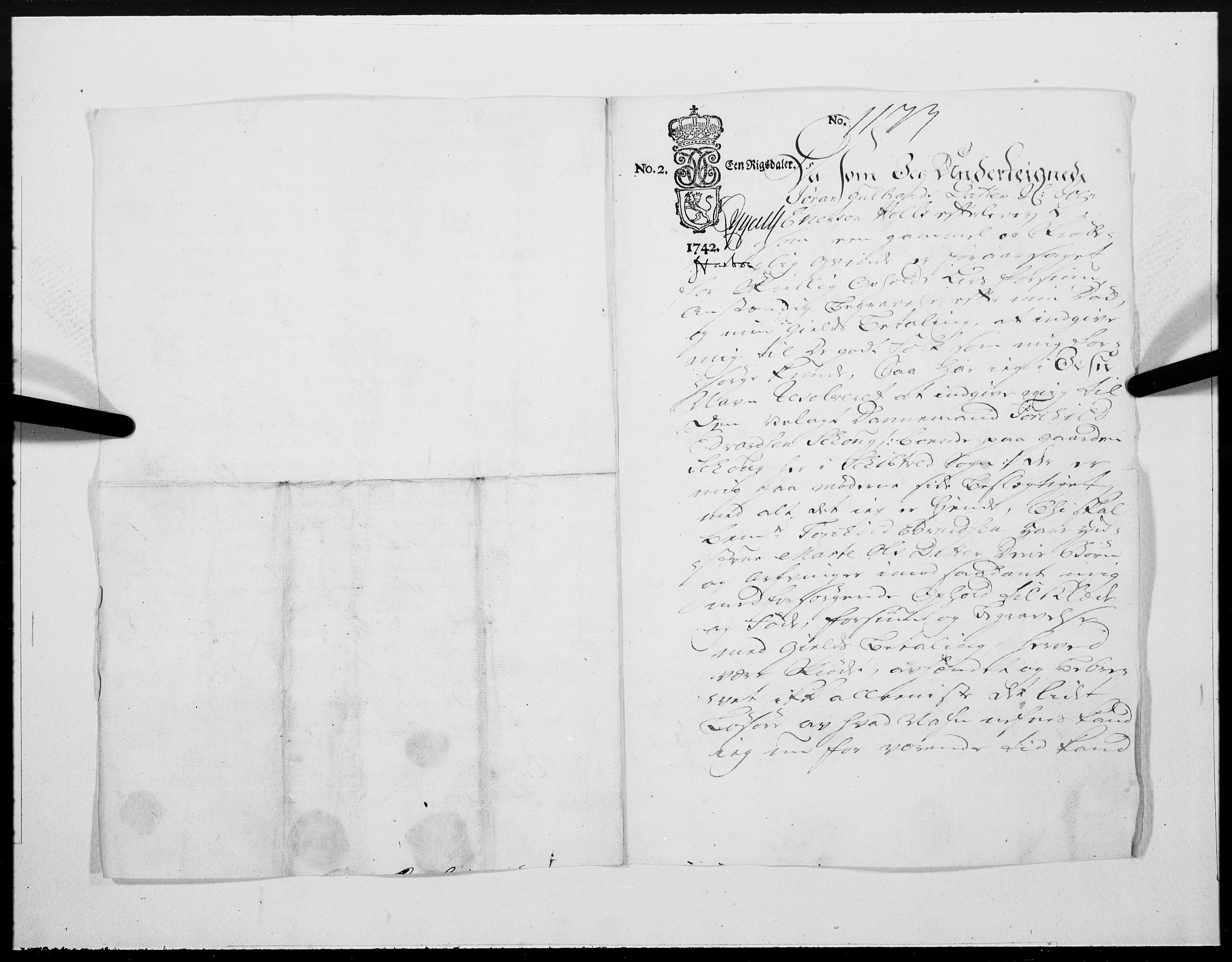Danske Kanselli 1572-1799, RA/EA-3023/F/Fc/Fcc/Fcca/L0137: Norske innlegg 1572-1799, 1743, p. 4