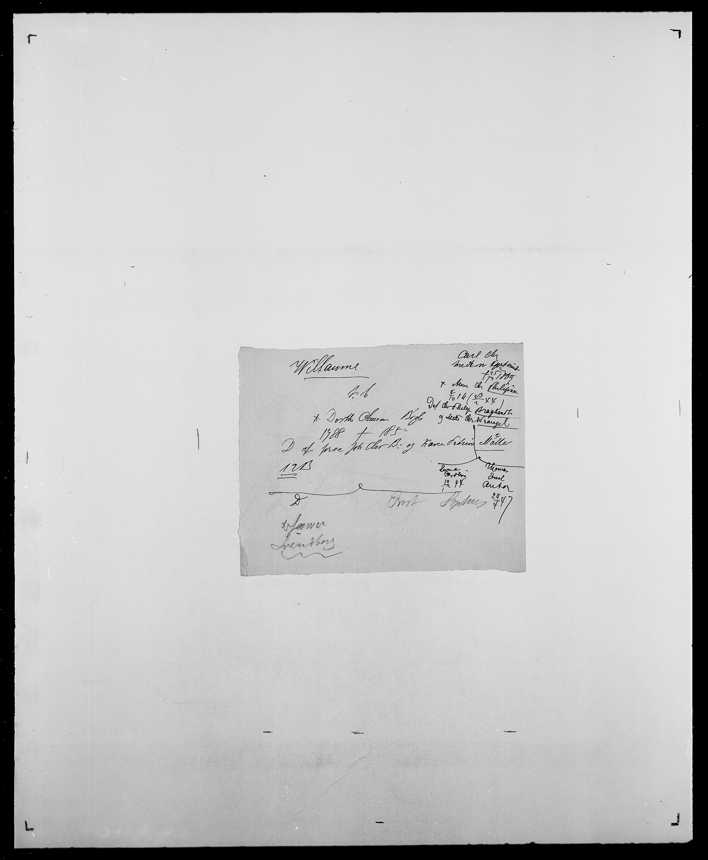 Delgobe, Charles Antoine - samling, AV/SAO-PAO-0038/D/Da/L0042: Vilain - Wulf, Wulff, se også Wolf, p. 64