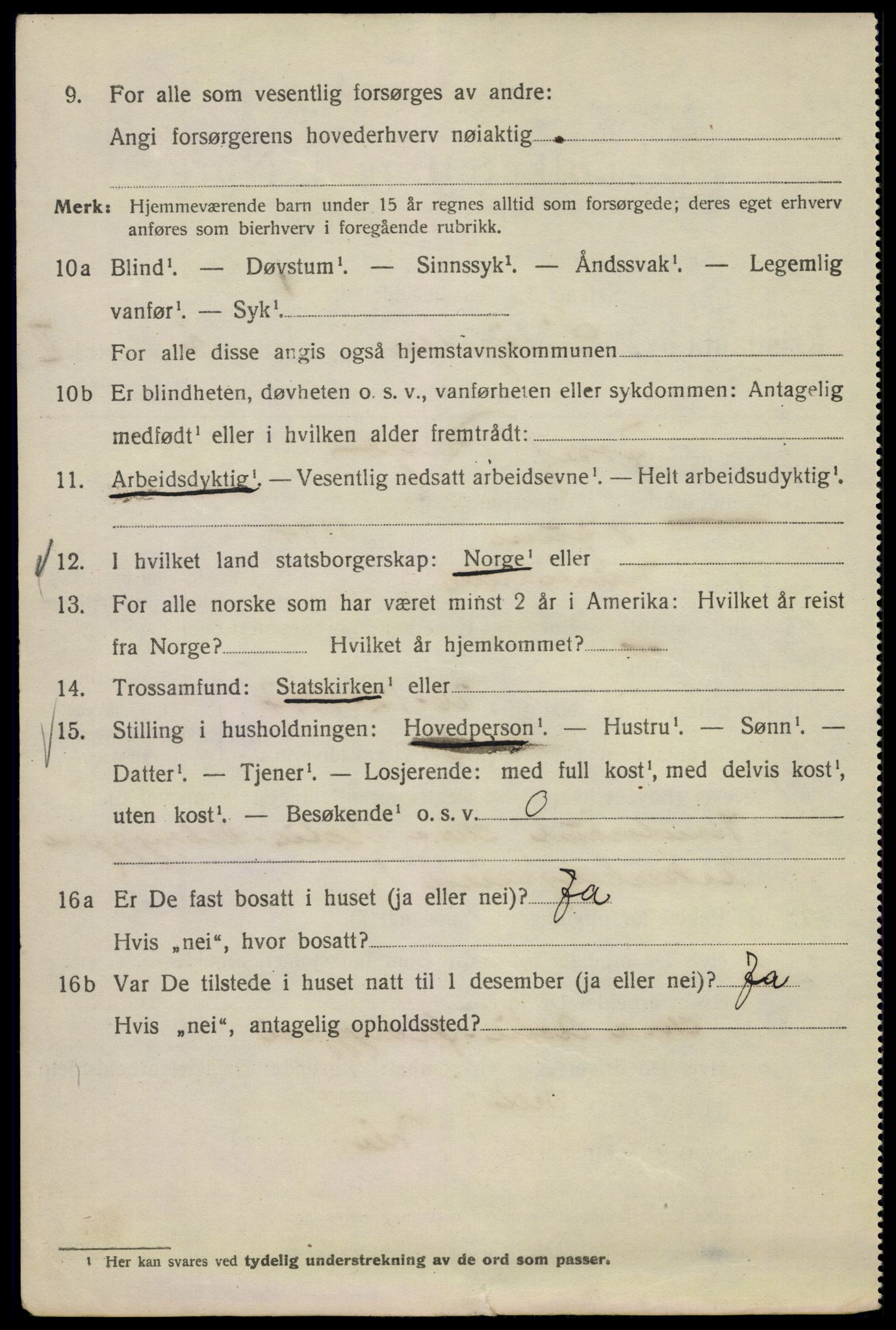 SAO, 1920 census for Kristiania, 1920, p. 562088