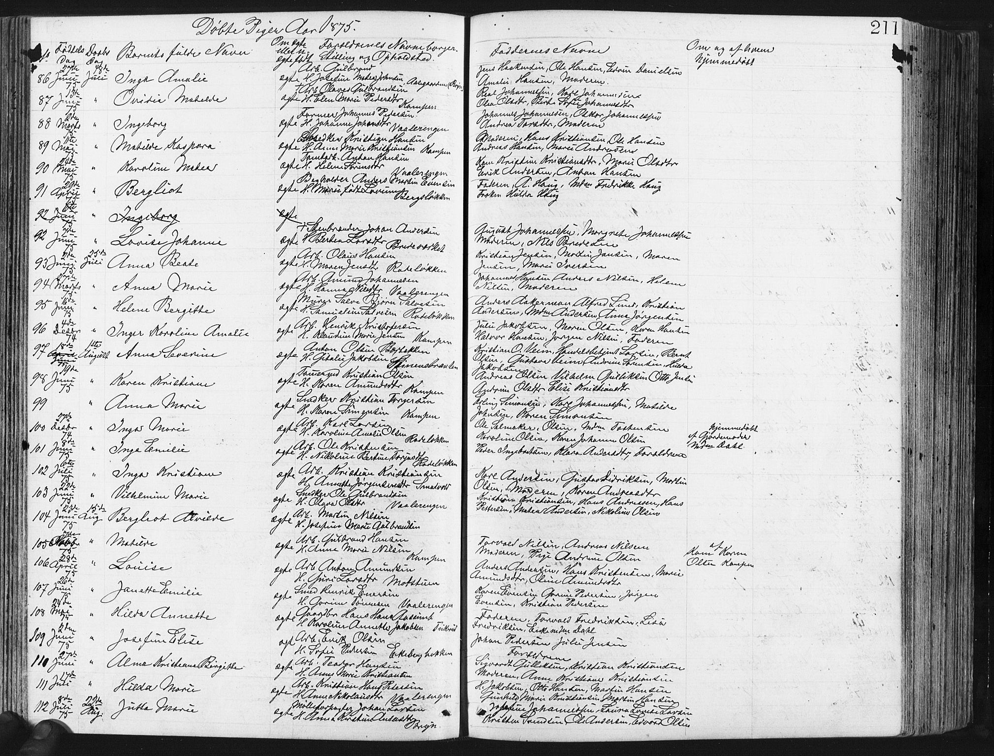 Østre Aker prestekontor Kirkebøker, AV/SAO-A-10840/G/Ga/L0003: Parish register (copy) no. I 3, 1868-1913, p. 211