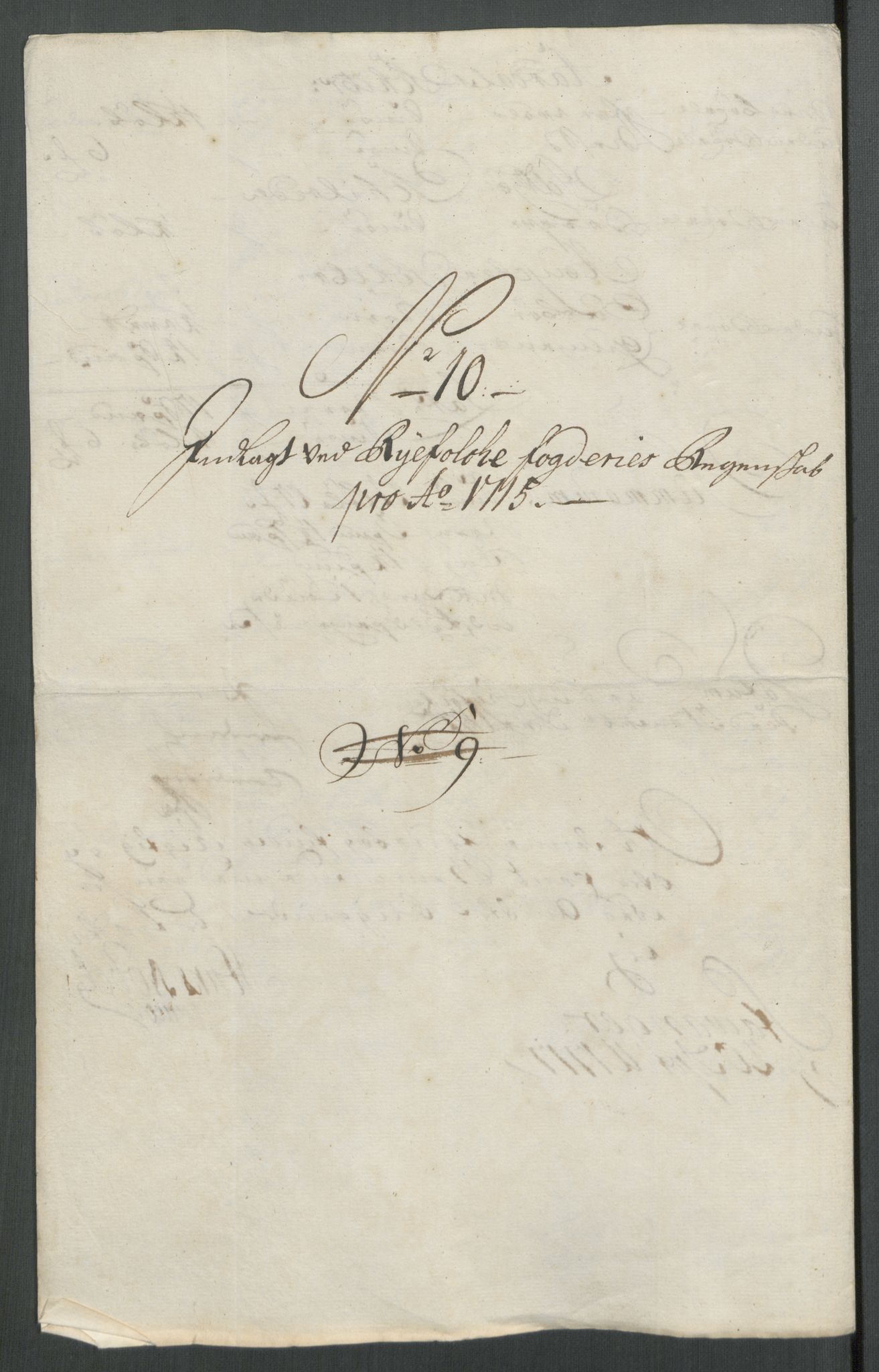 Rentekammeret inntil 1814, Reviderte regnskaper, Fogderegnskap, AV/RA-EA-4092/R47/L2868: Fogderegnskap Ryfylke, 1715, p. 173