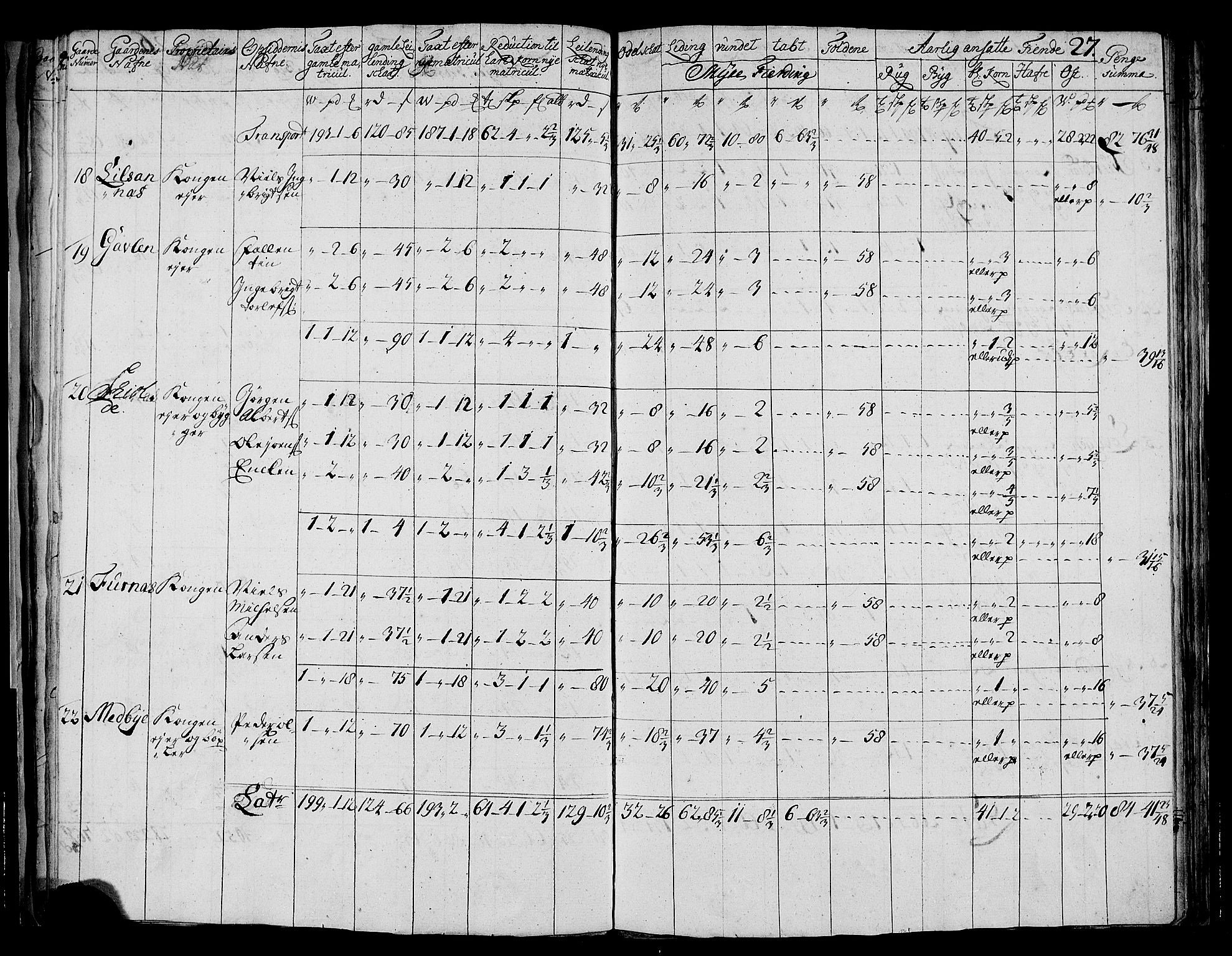 Rentekammeret inntil 1814, Realistisk ordnet avdeling, AV/RA-EA-4070/N/Nb/Nbf/L0177: Vesterålen og Andenes matrikkelprotokoll, 1723, p. 29