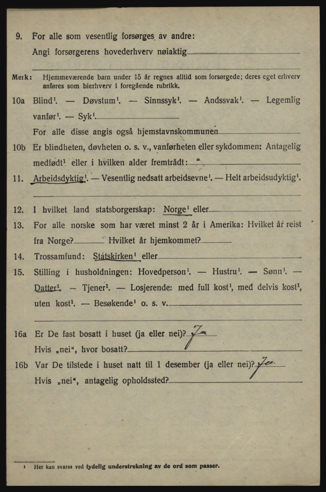 SAO, 1920 census for Skjeberg, 1920, p. 15090