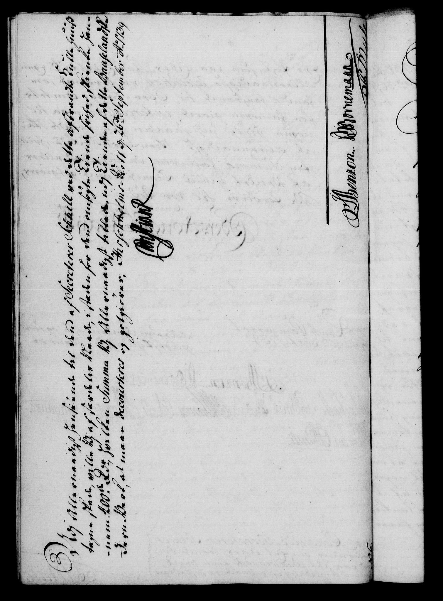 Rentekammeret, Kammerkanselliet, RA/EA-3111/G/Gf/Gfa/L0022: Norsk relasjons- og resolusjonsprotokoll (merket RK 52.22), 1739, p. 719