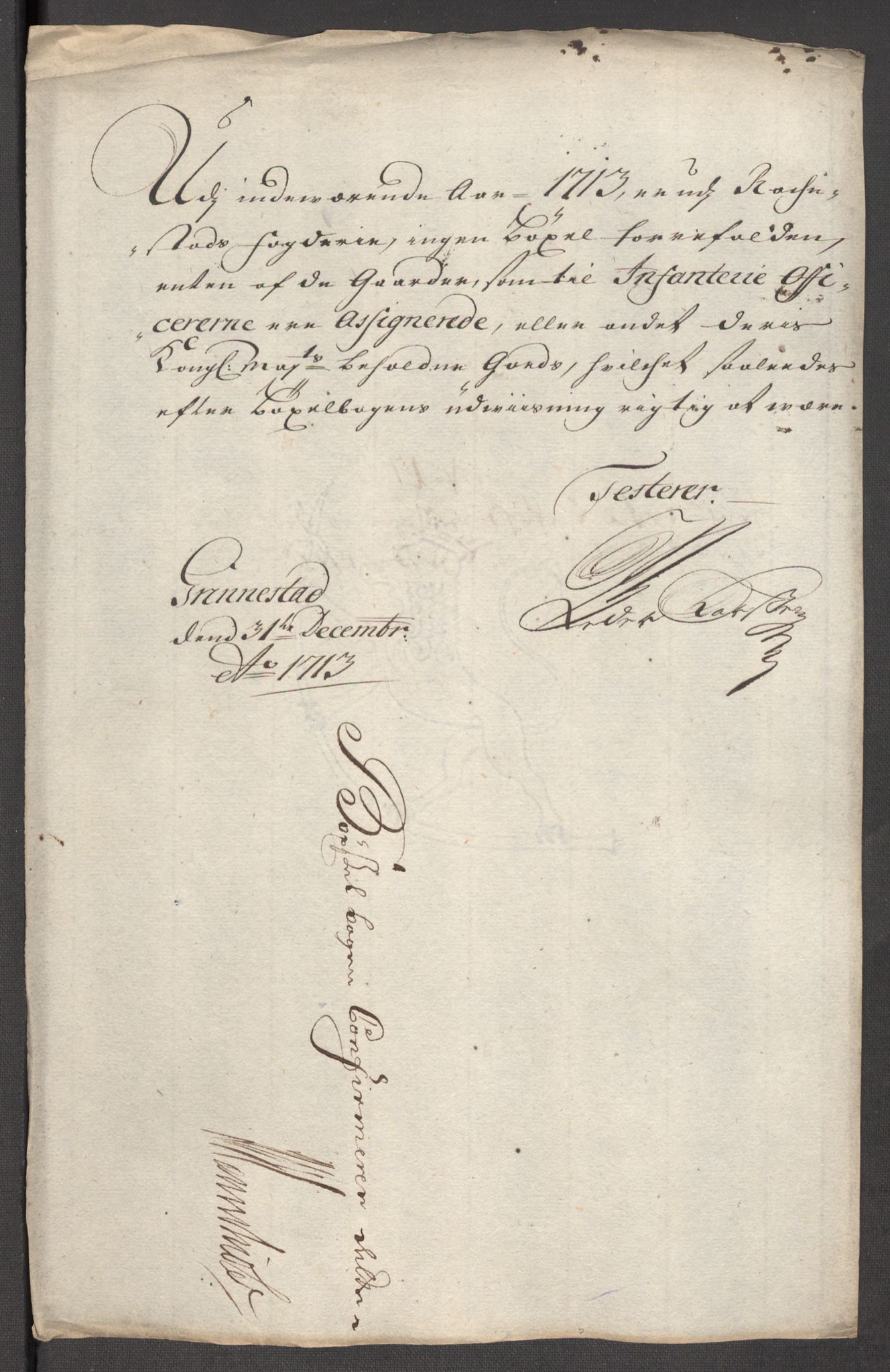 Rentekammeret inntil 1814, Reviderte regnskaper, Fogderegnskap, AV/RA-EA-4092/R07/L0306: Fogderegnskap Rakkestad, Heggen og Frøland, 1713, p. 331