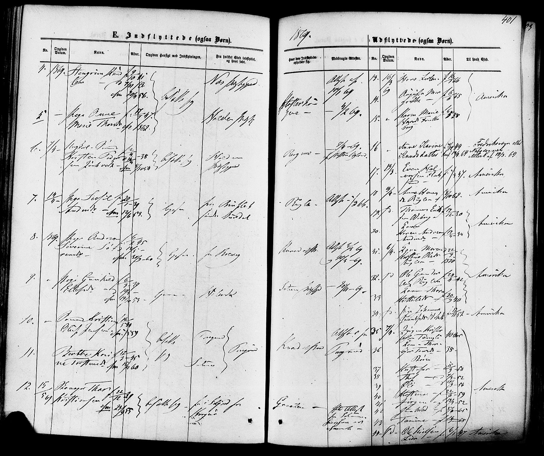Solum kirkebøker, SAKO/A-306/F/Fa/L0008: Parish register (official) no. I 8, 1865-1876, p. 401